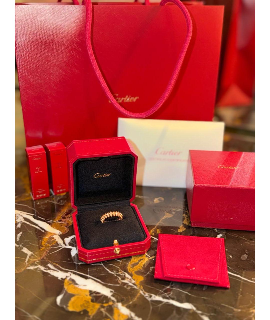 CARTIER Золотое кольцо из розового золота, фото 4