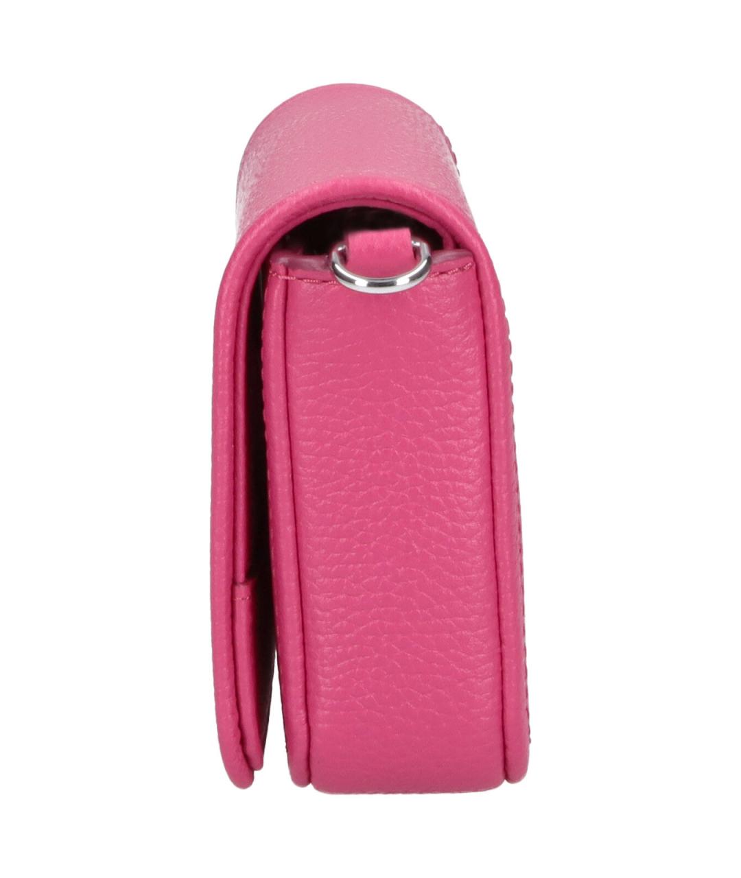 MARC JACOBS Розовая кожаная сумка через плечо, фото 5