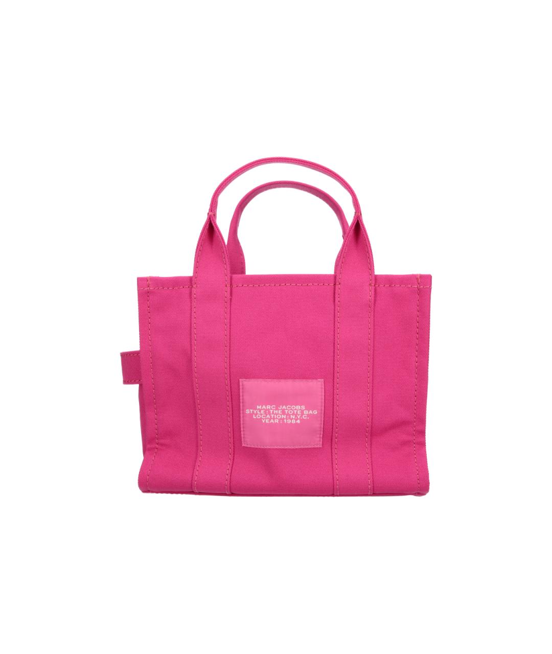 MARC JACOBS Розовая хлопковая сумка тоут, фото 3