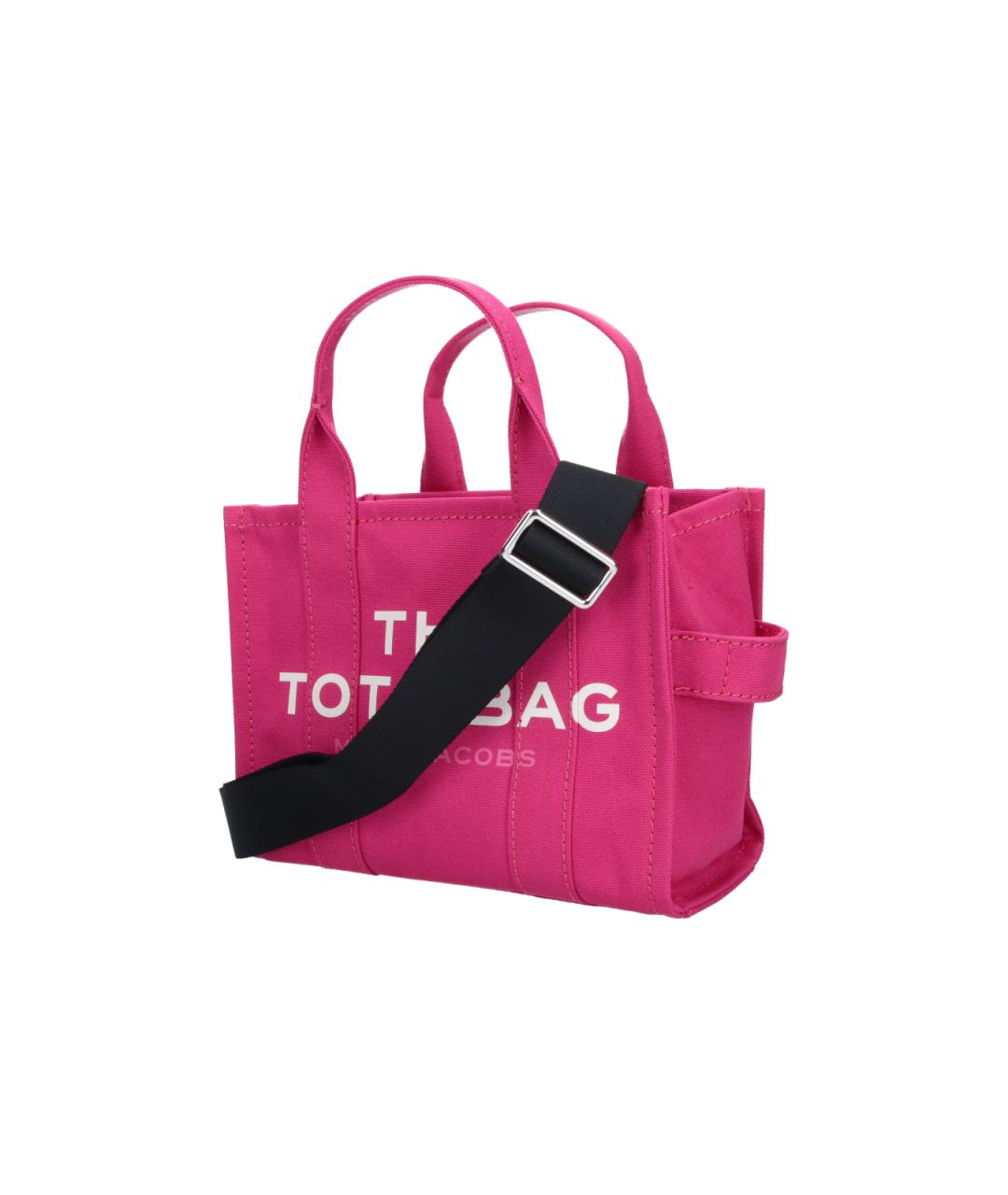 MARC JACOBS Розовая хлопковая сумка тоут, фото 2
