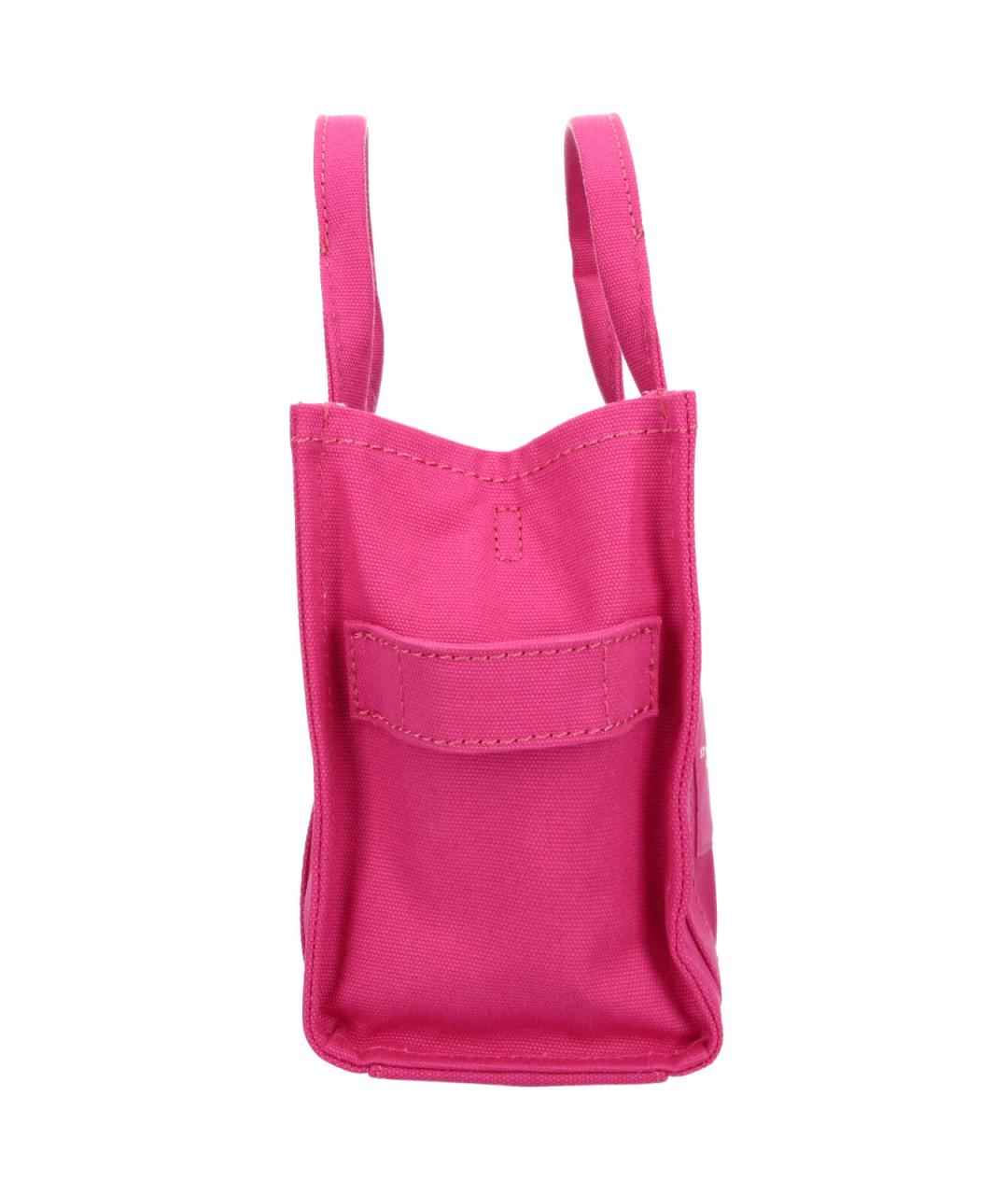 MARC JACOBS Розовая хлопковая сумка тоут, фото 5