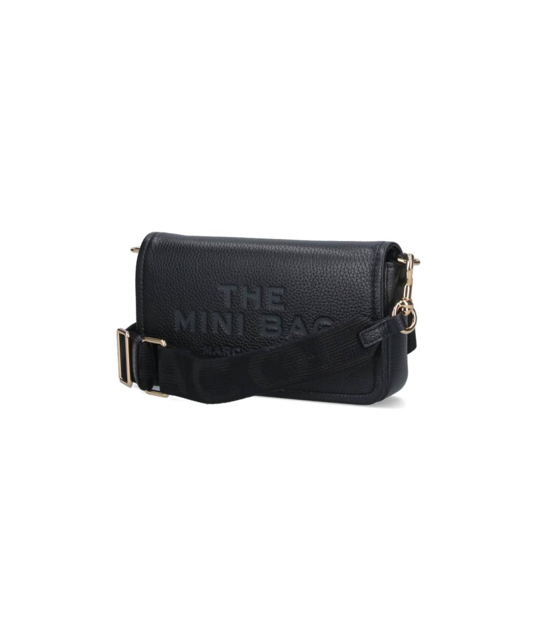 MARC JACOBS Черная кожаная сумка через плечо, фото 2