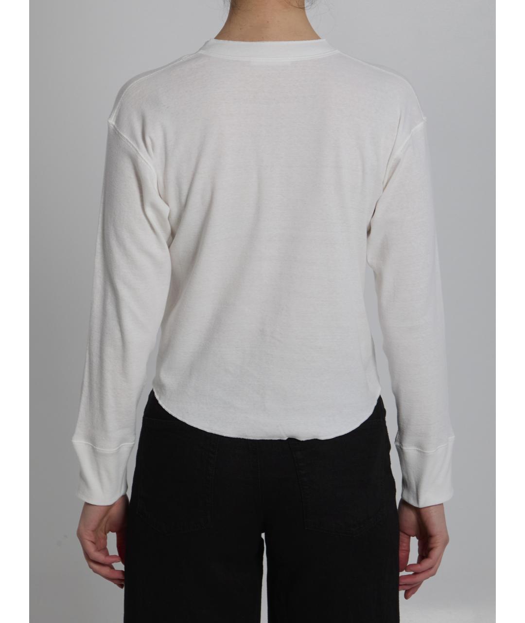 THE ROW Белый хлопковый кардиган, фото 4