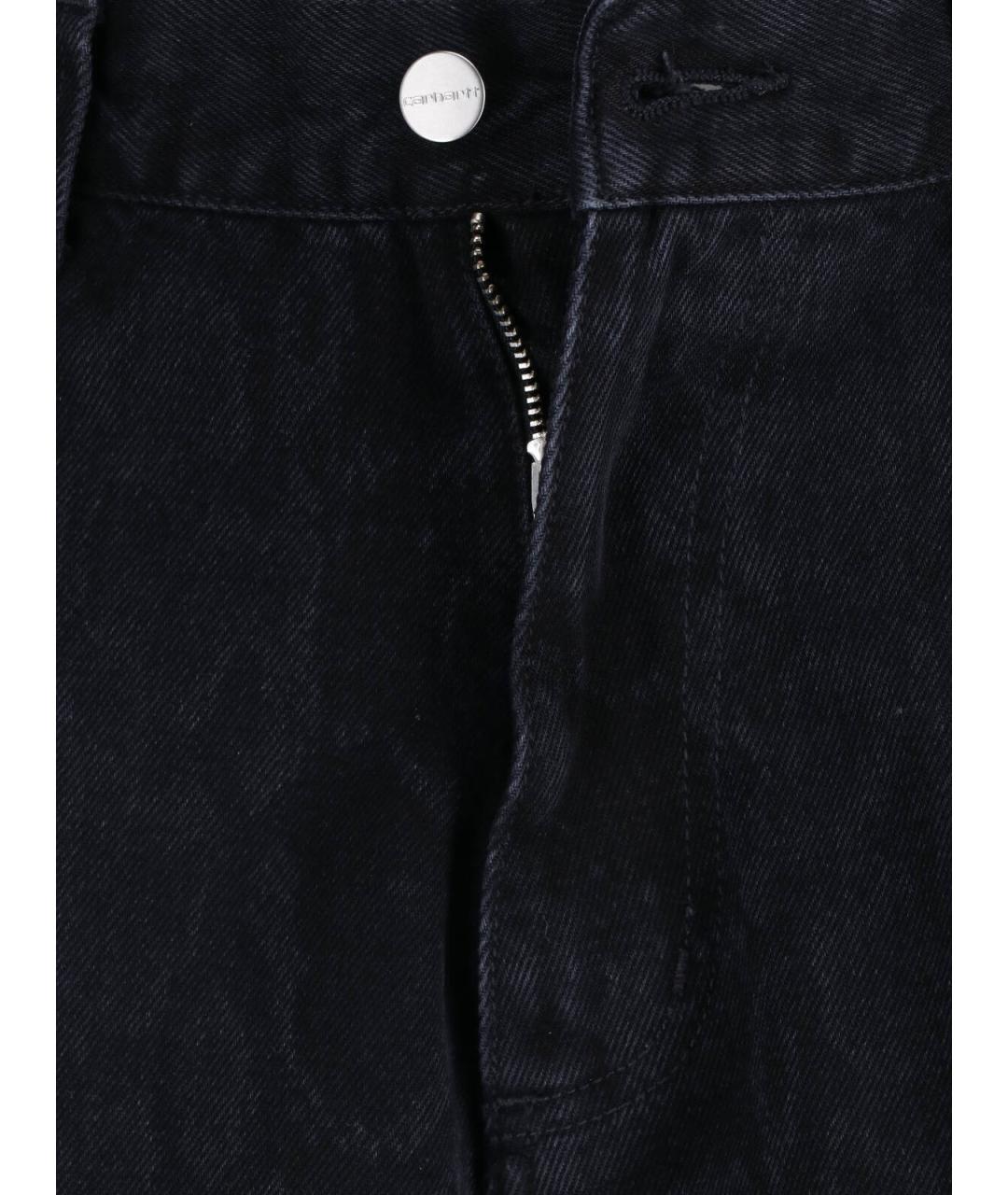 CARHARTT WIP Черные хлопковые шорты, фото 5