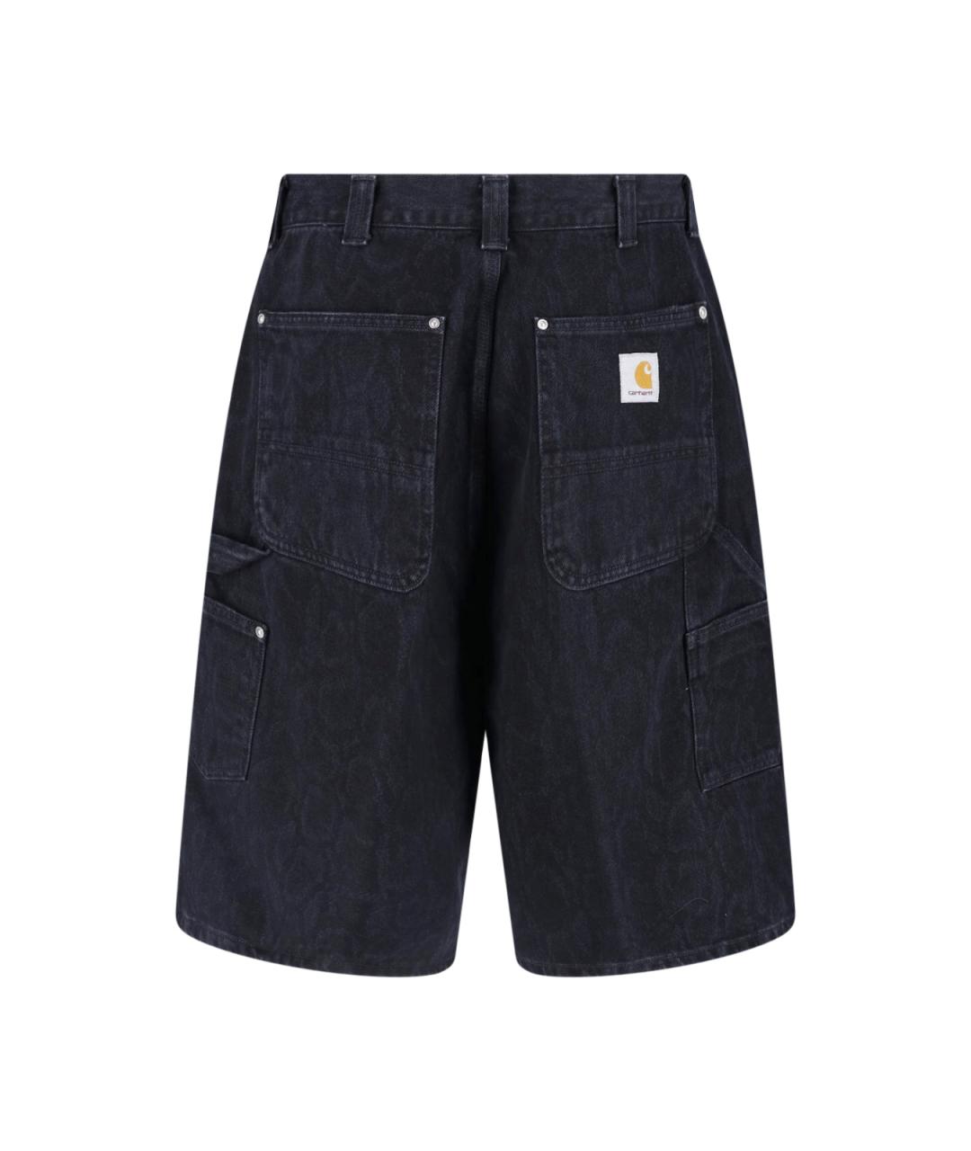 CARHARTT WIP Черные хлопковые шорты, фото 2