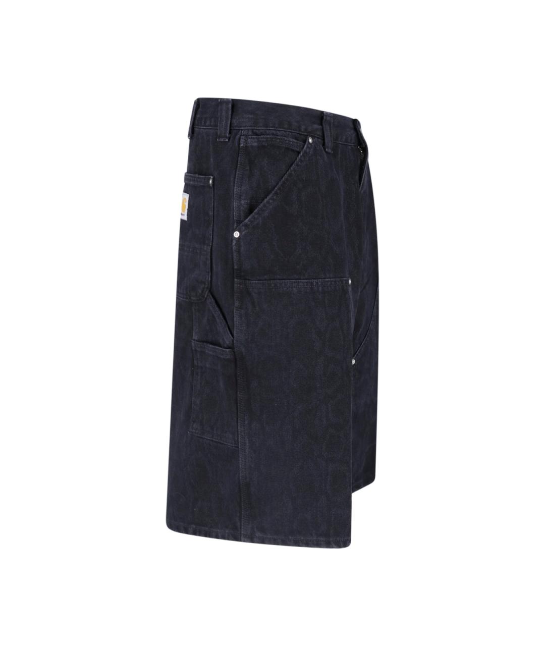 CARHARTT WIP Черные хлопковые шорты, фото 3