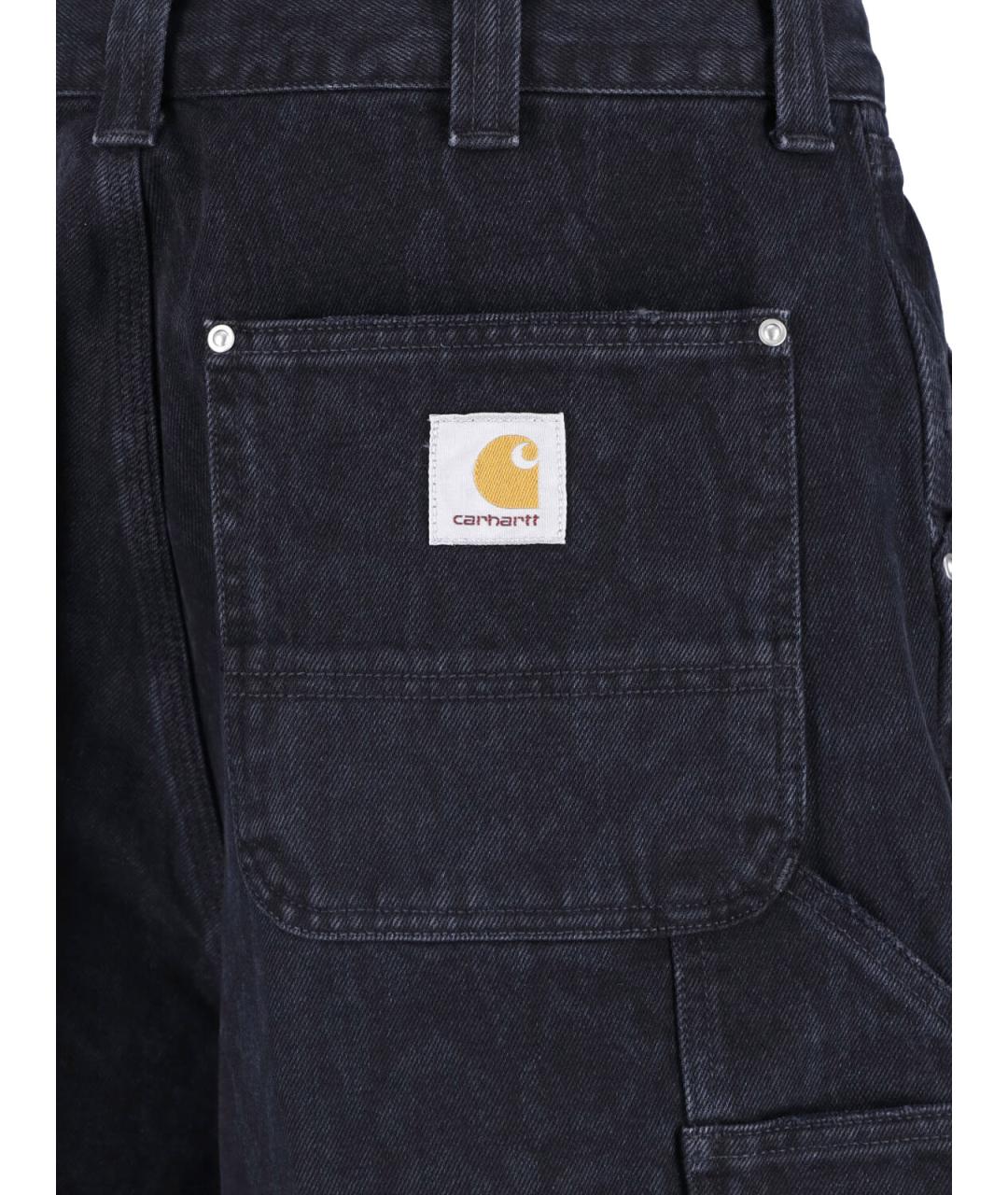CARHARTT WIP Черные хлопковые шорты, фото 4