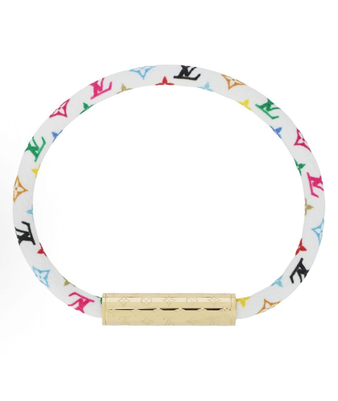 LOUIS VUITTON Белый латунный браслет, фото 2