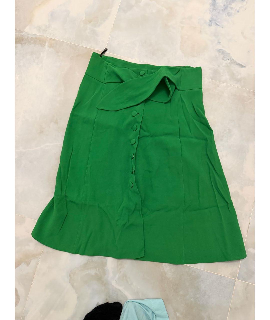 SONIA RYKIEL Зеленая юбка миди, фото 4