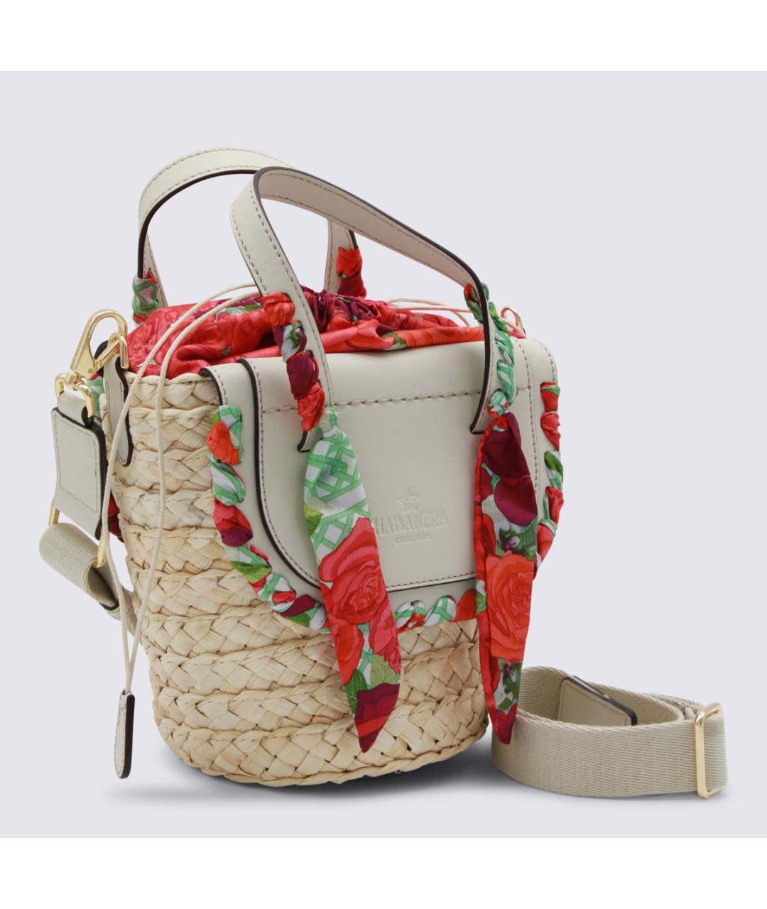 CUBA LAB Белая пелетеная сумка с короткими ручками, фото 3