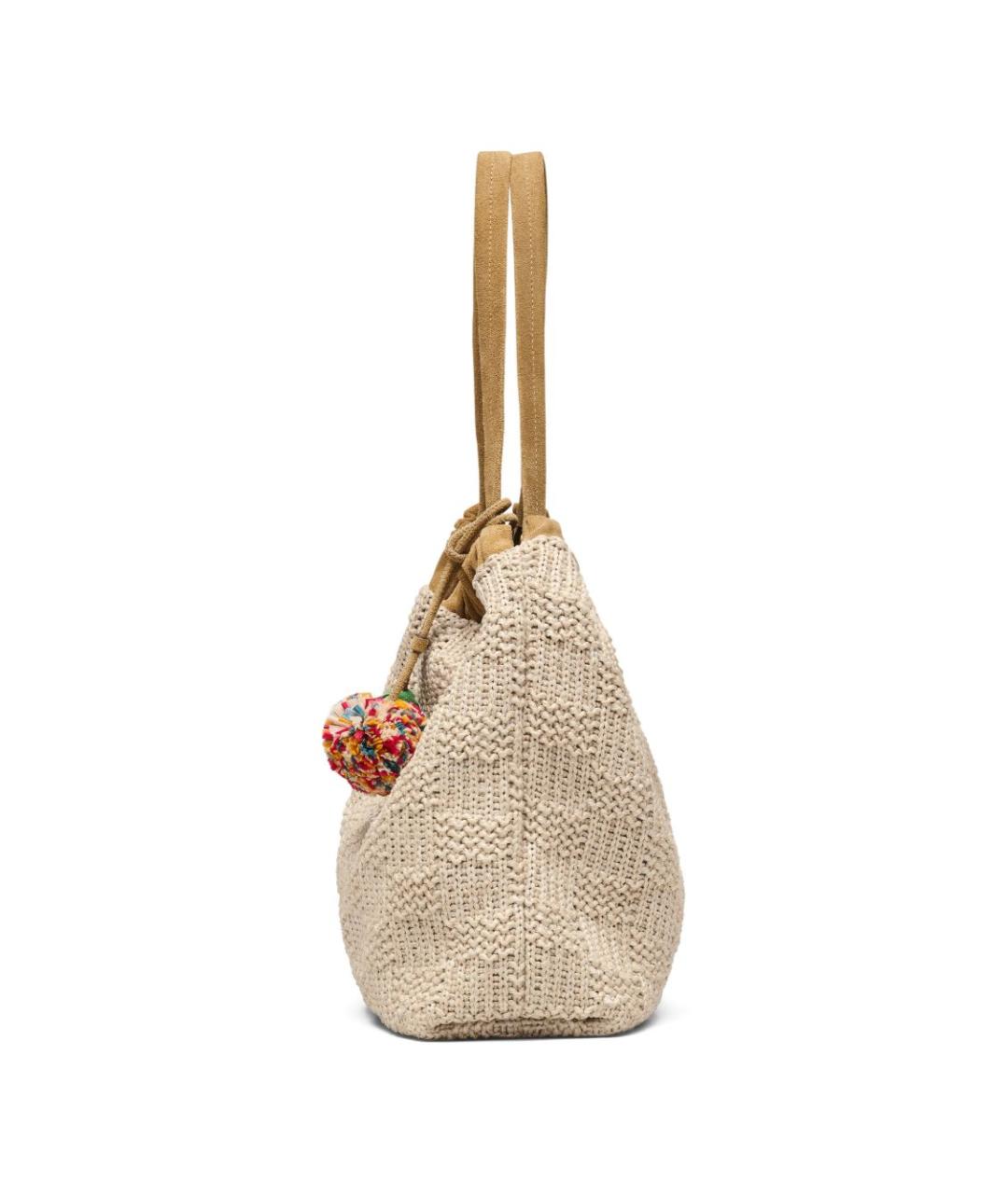 MARC JACOBS Бежевая синтетическая сумка тоут, фото 5