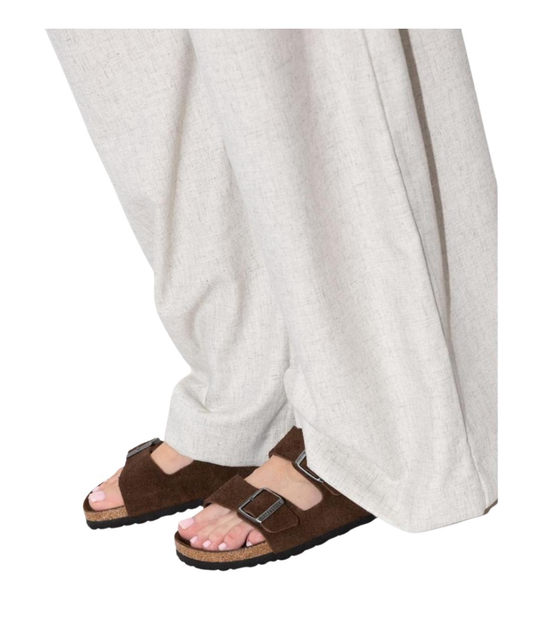 BIRKENSTOCK Коричневые замшевые сандалии, фото 3