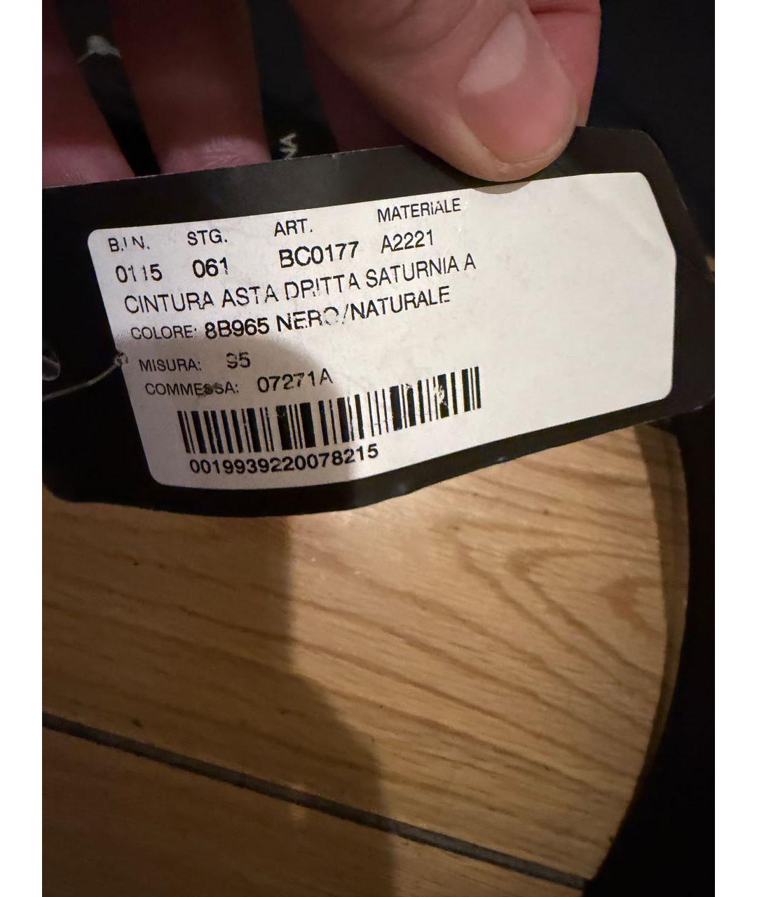 DOLCE&GABBANA Черный кожаный ремень, фото 6