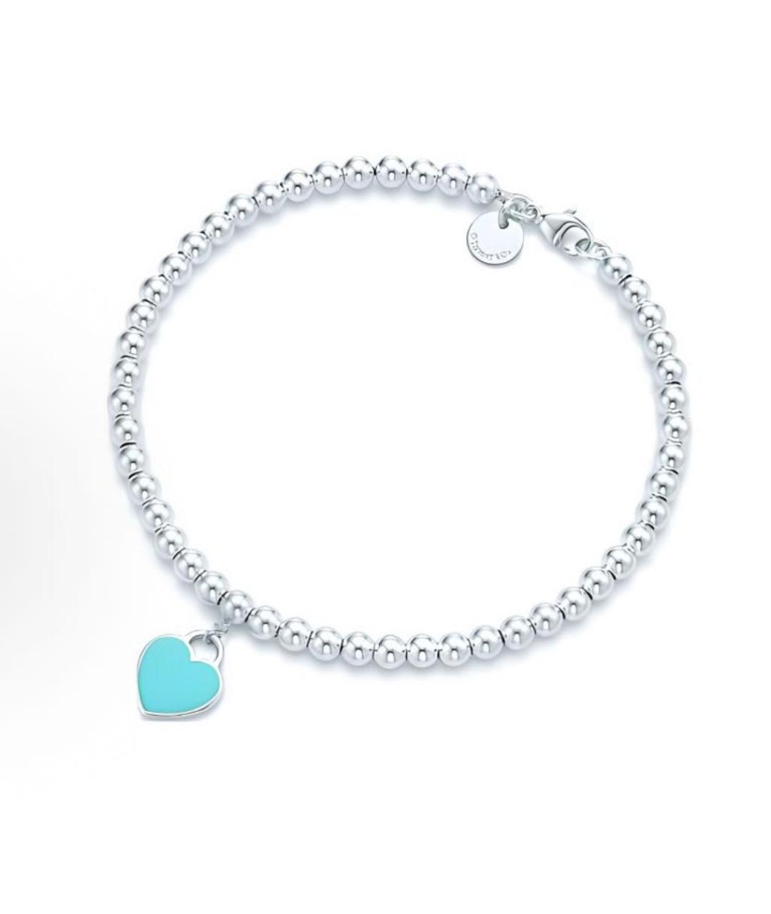 TIFFANY&CO Бирюзовый серебряный браслет, фото 8
