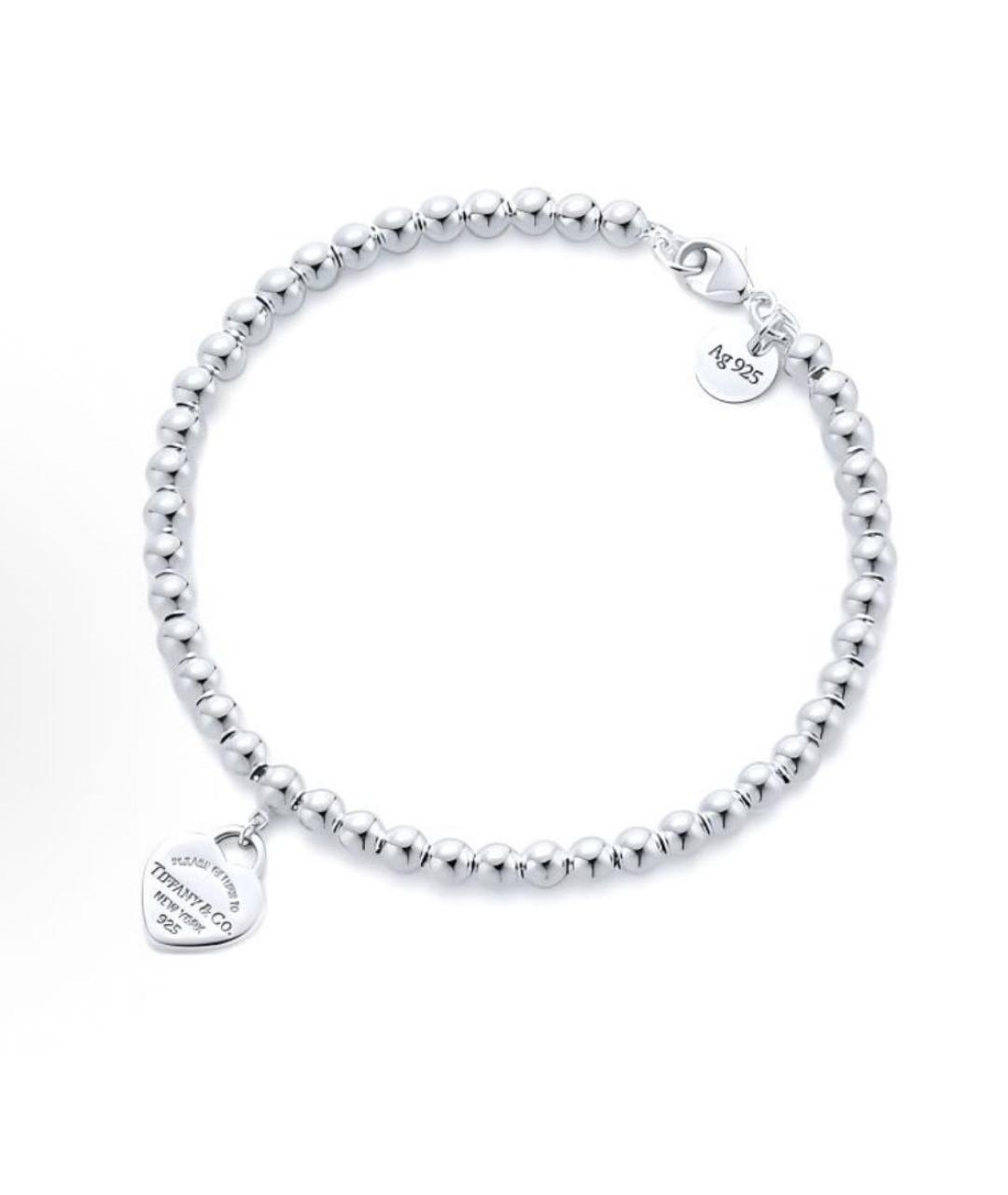 TIFFANY&CO Бирюзовый серебряный браслет, фото 3