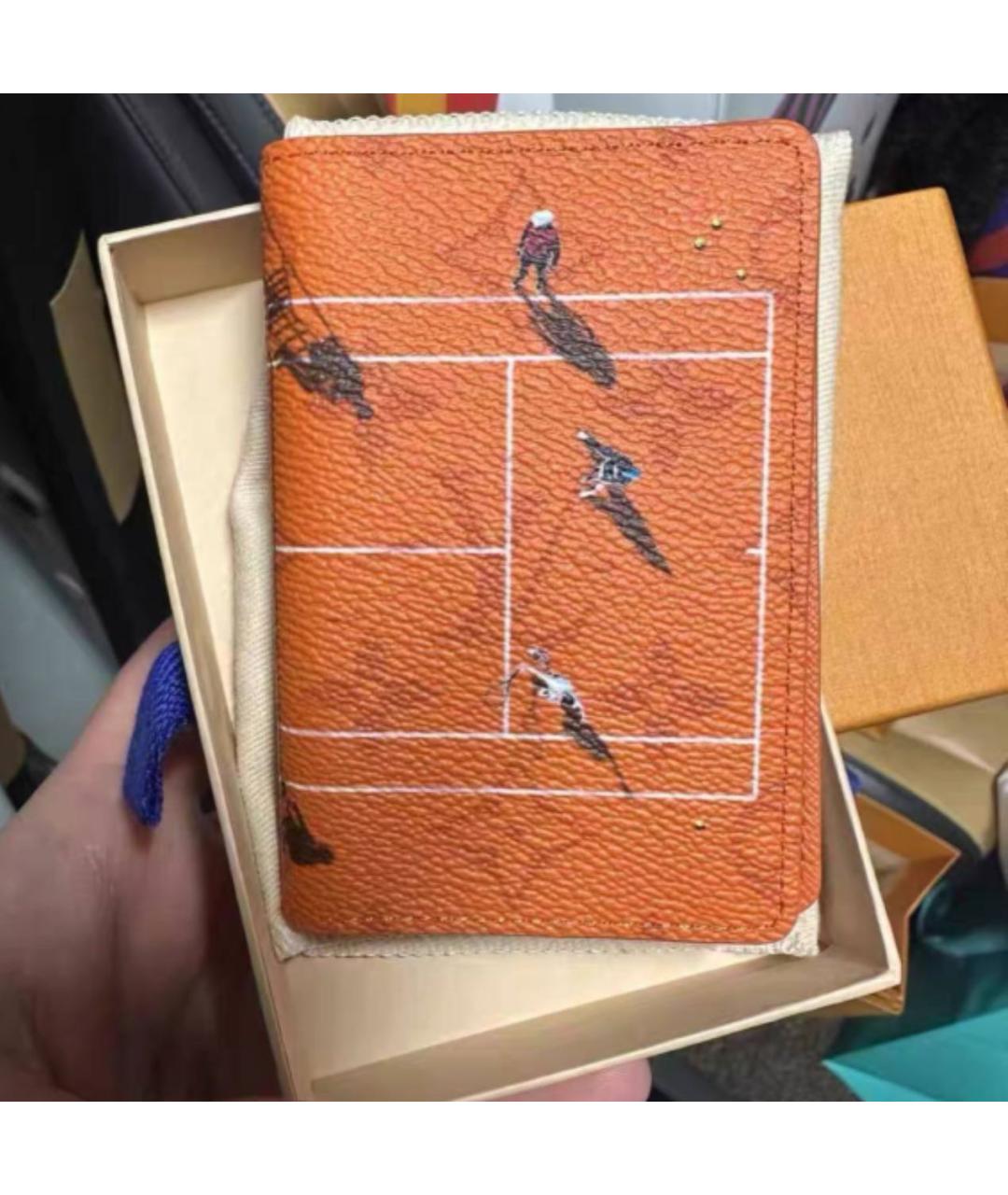 LOUIS VUITTON Оранжевый кошелек, фото 3