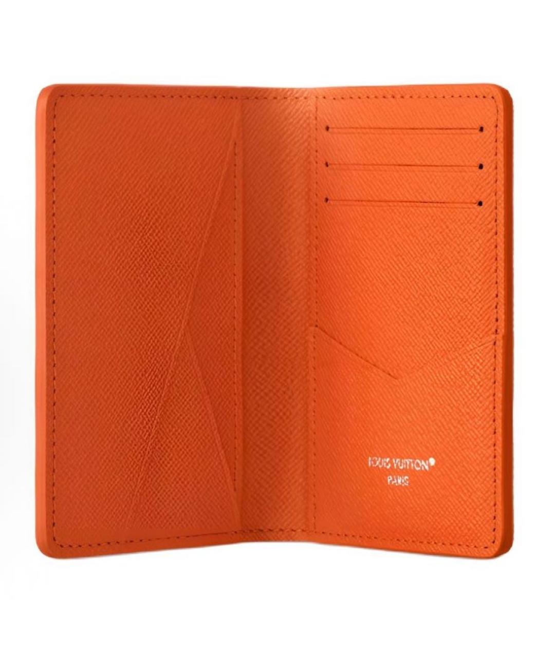 LOUIS VUITTON Оранжевый кошелек, фото 4