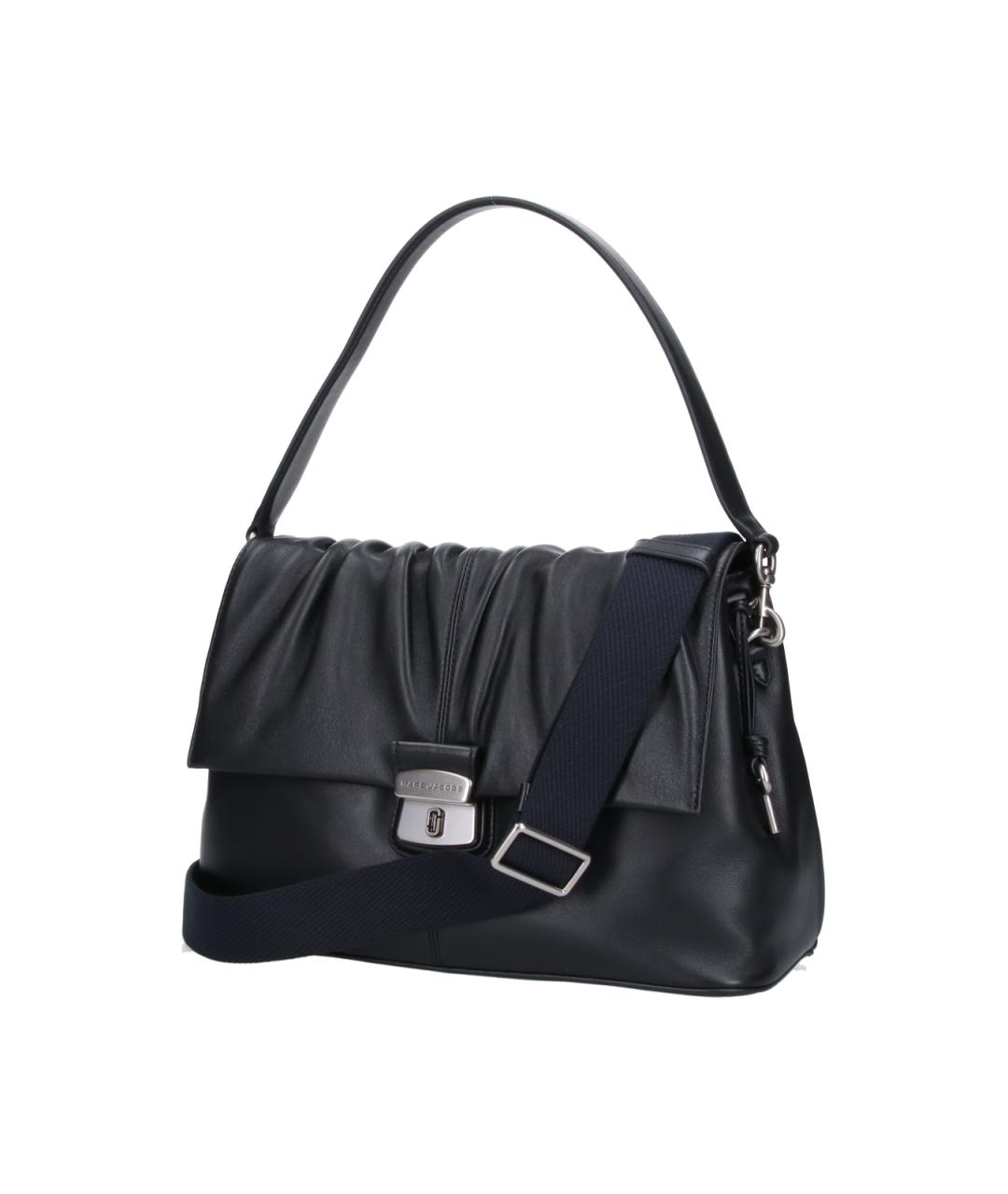 MARC JACOBS Черная кожаная сумка через плечо, фото 2