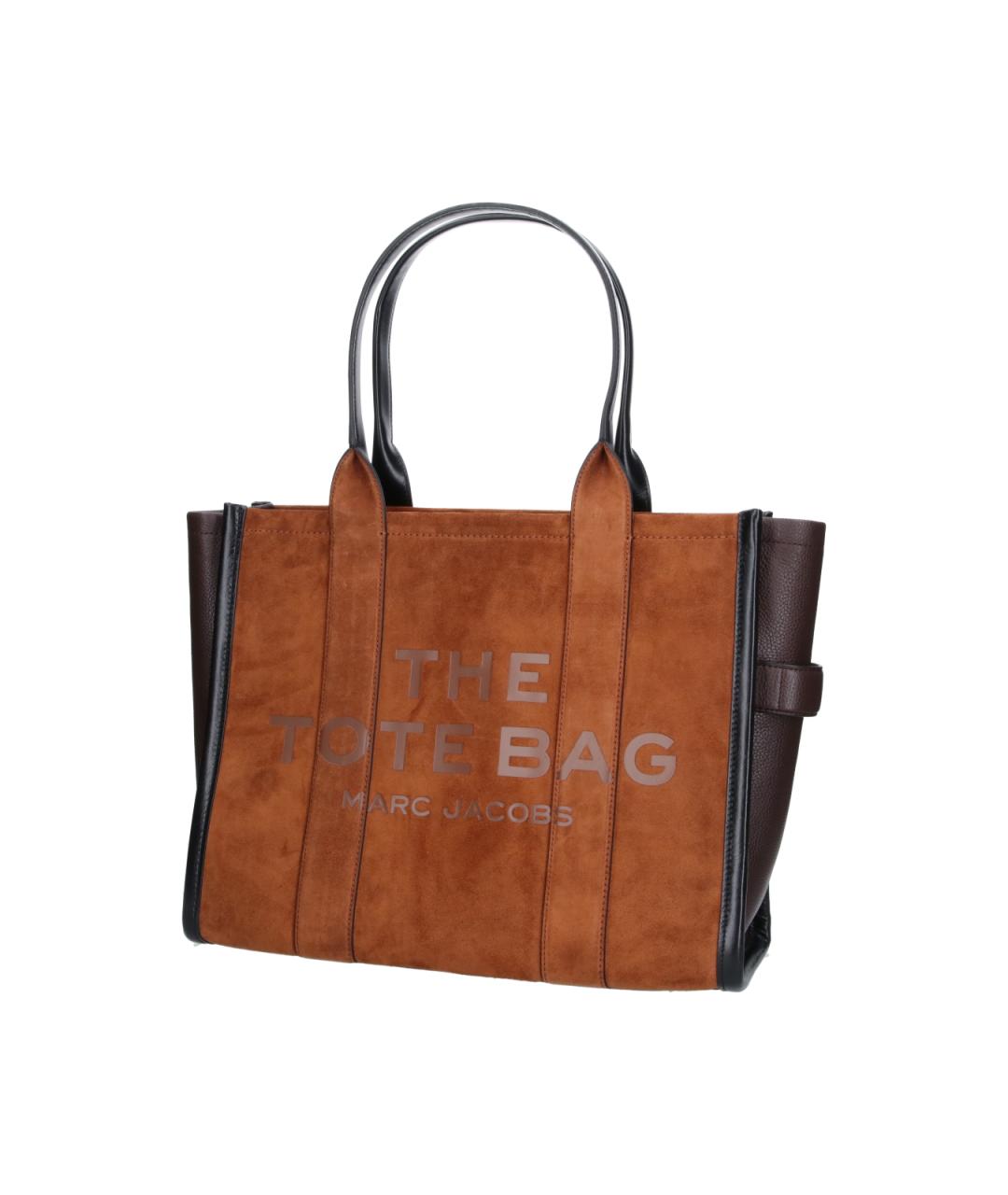 MARC JACOBS Коричневая замшевая сумка тоут, фото 2