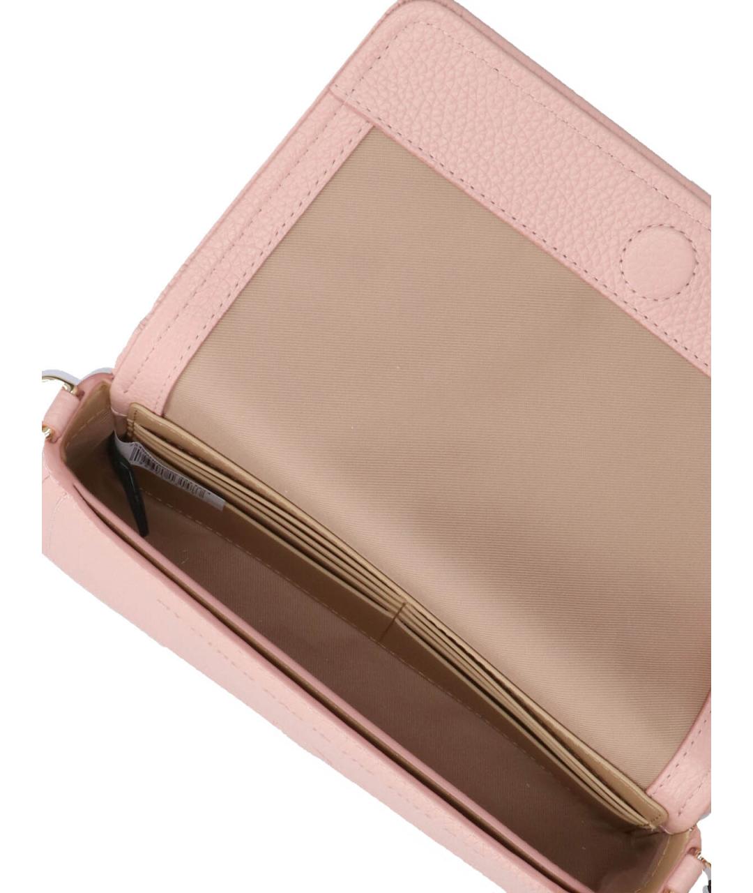 MARC JACOBS Розовая кожаная сумка через плечо, фото 4