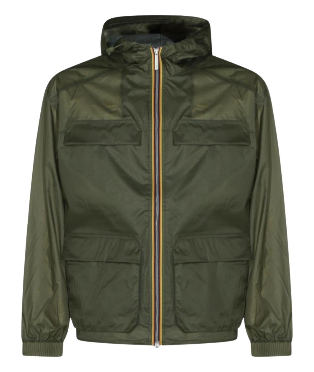 K-WAY Зеленая полиамидовая куртка, фото 1