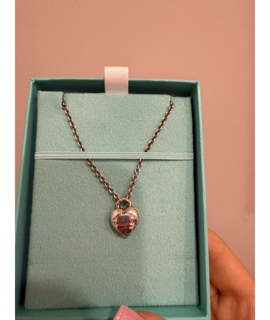 TIFFANY&CO Серебряное серебряное колье, фото 4