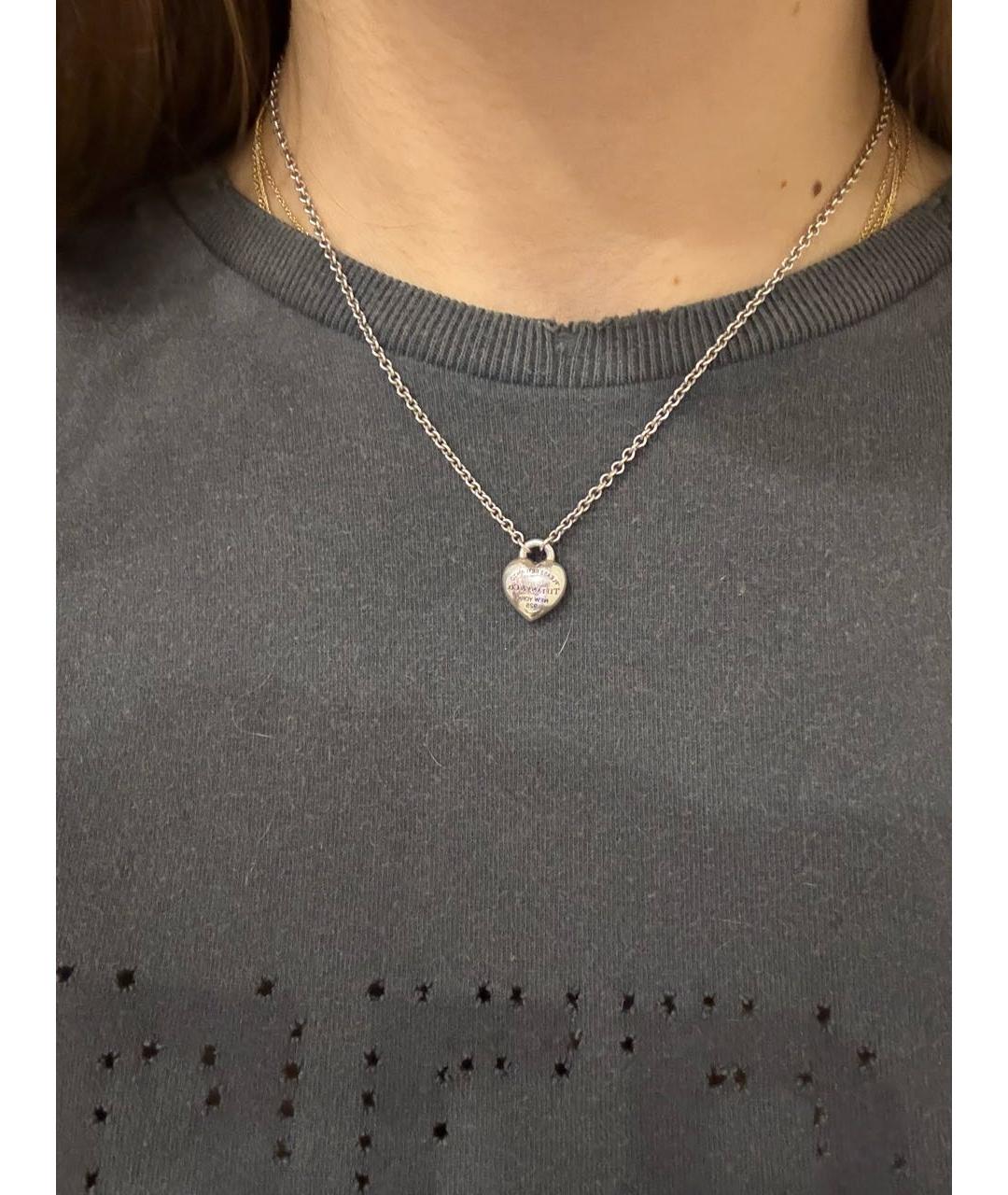 TIFFANY&CO Серебряное серебряное колье, фото 3