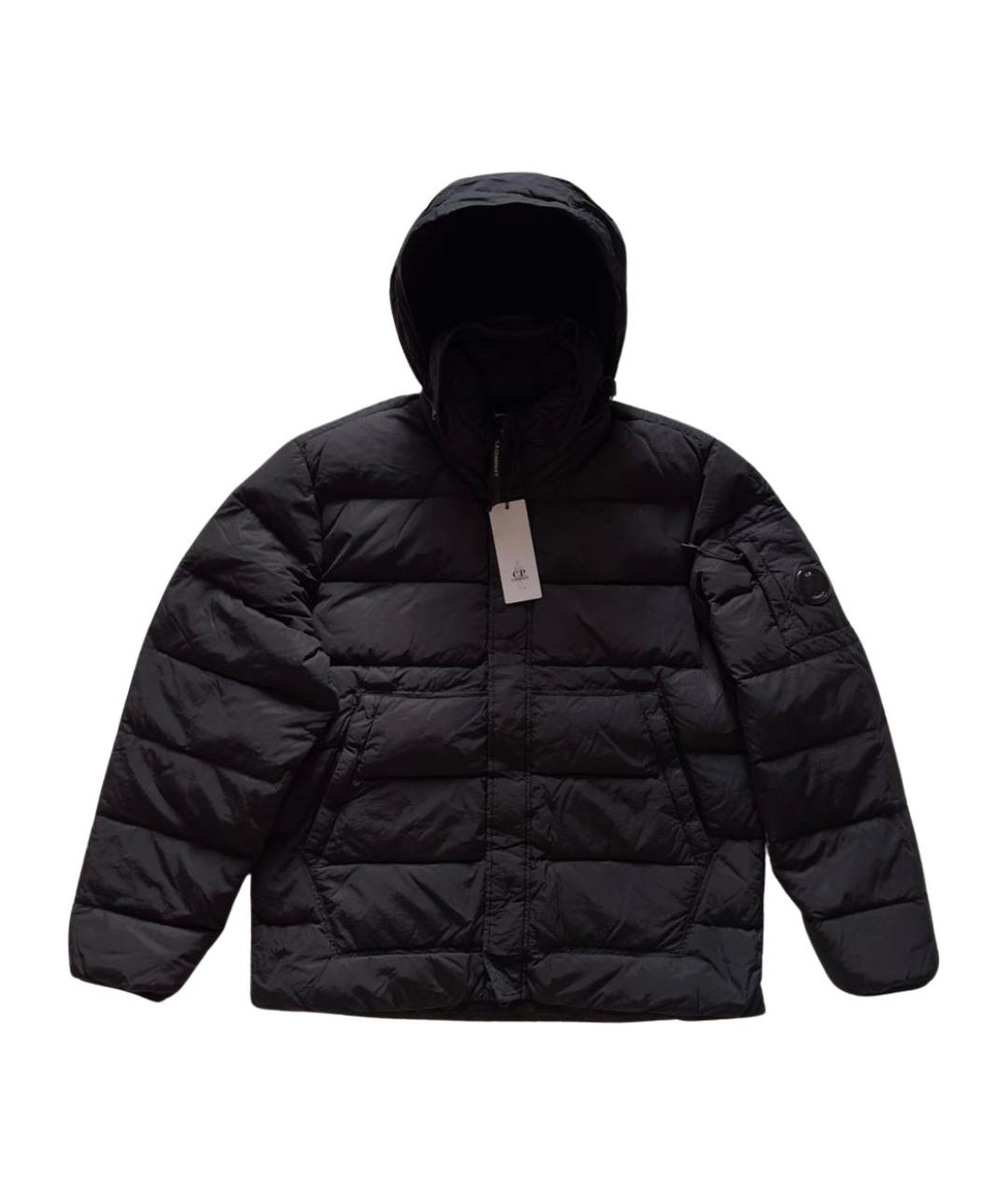 CP COMPANY Черный полиамидовый пуховик, фото 1