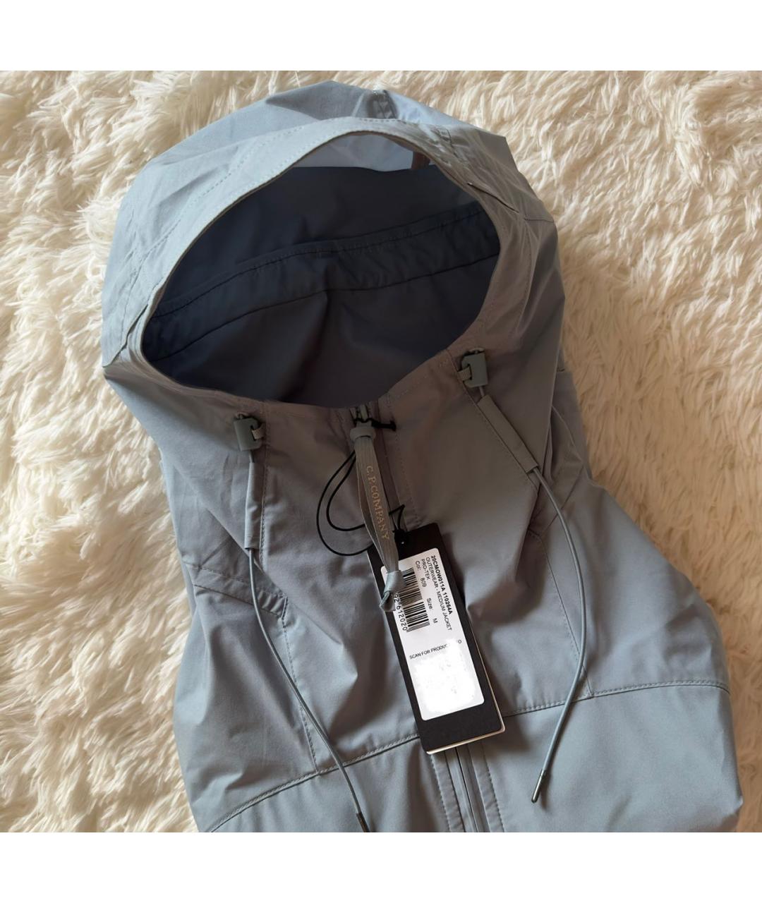 CP COMPANY Голубая полиэстеровая куртка, фото 4