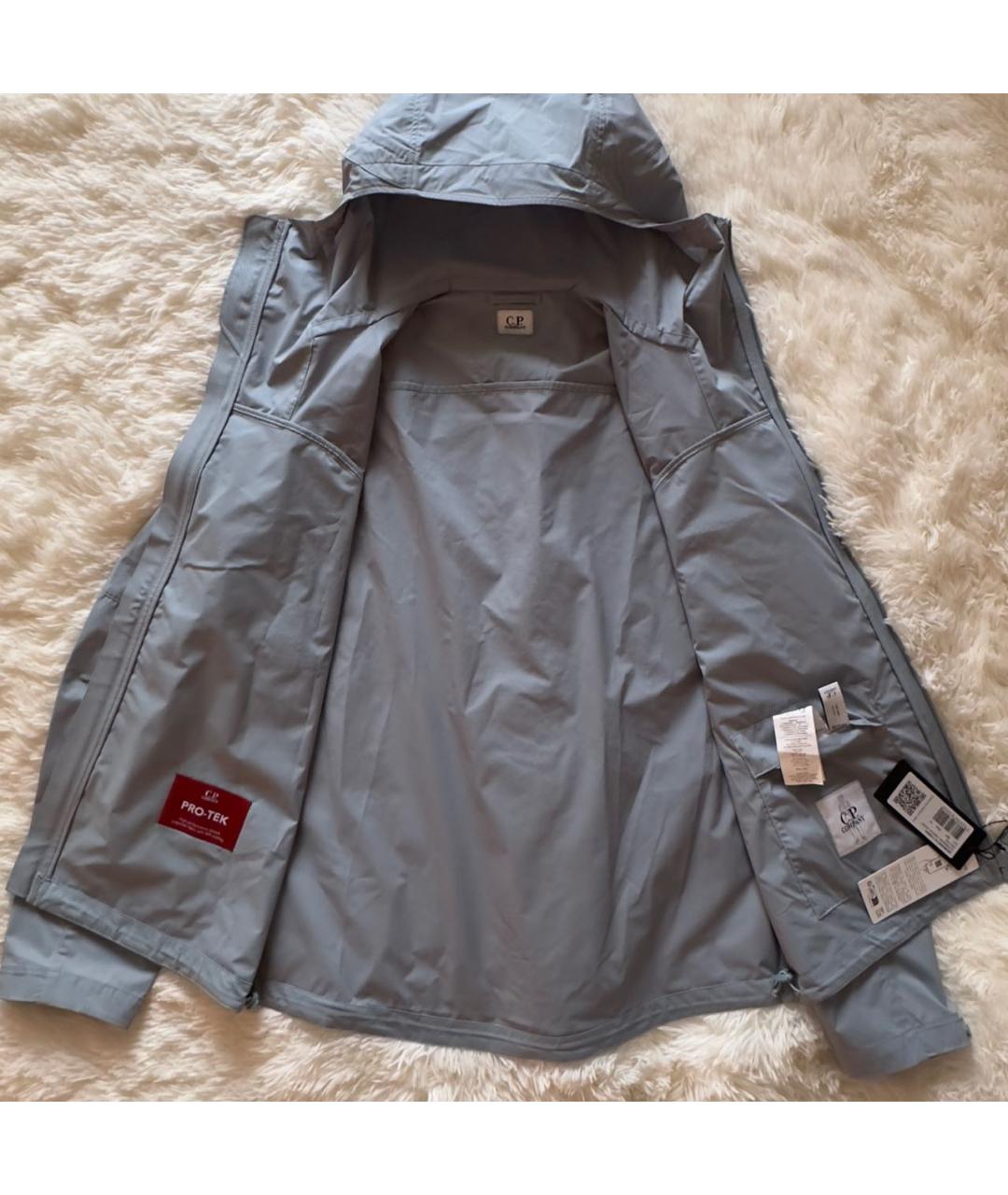 CP COMPANY Голубая полиэстеровая куртка, фото 2