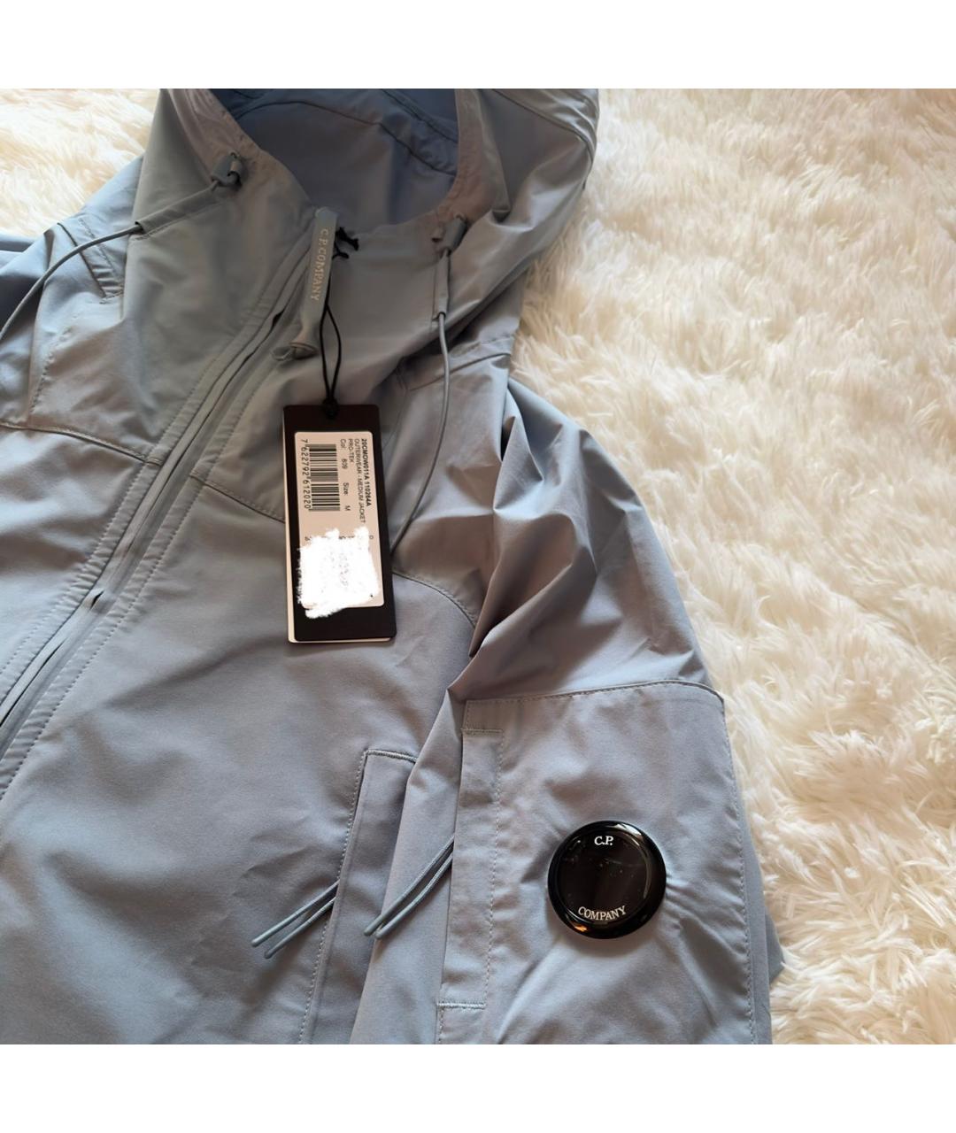 CP COMPANY Голубая полиэстеровая куртка, фото 3