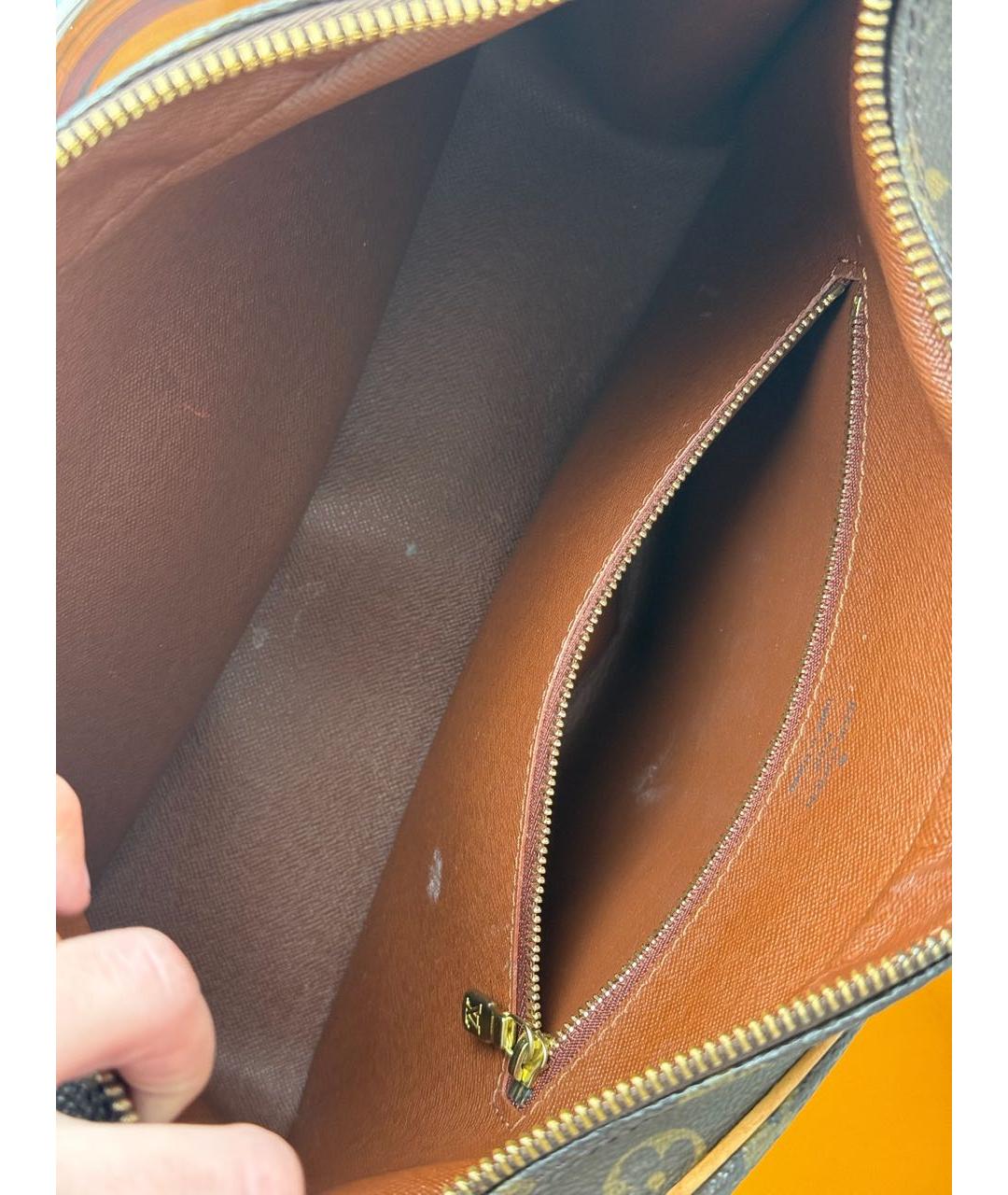 LOUIS VUITTON Коричневая сумка через плечо, фото 6