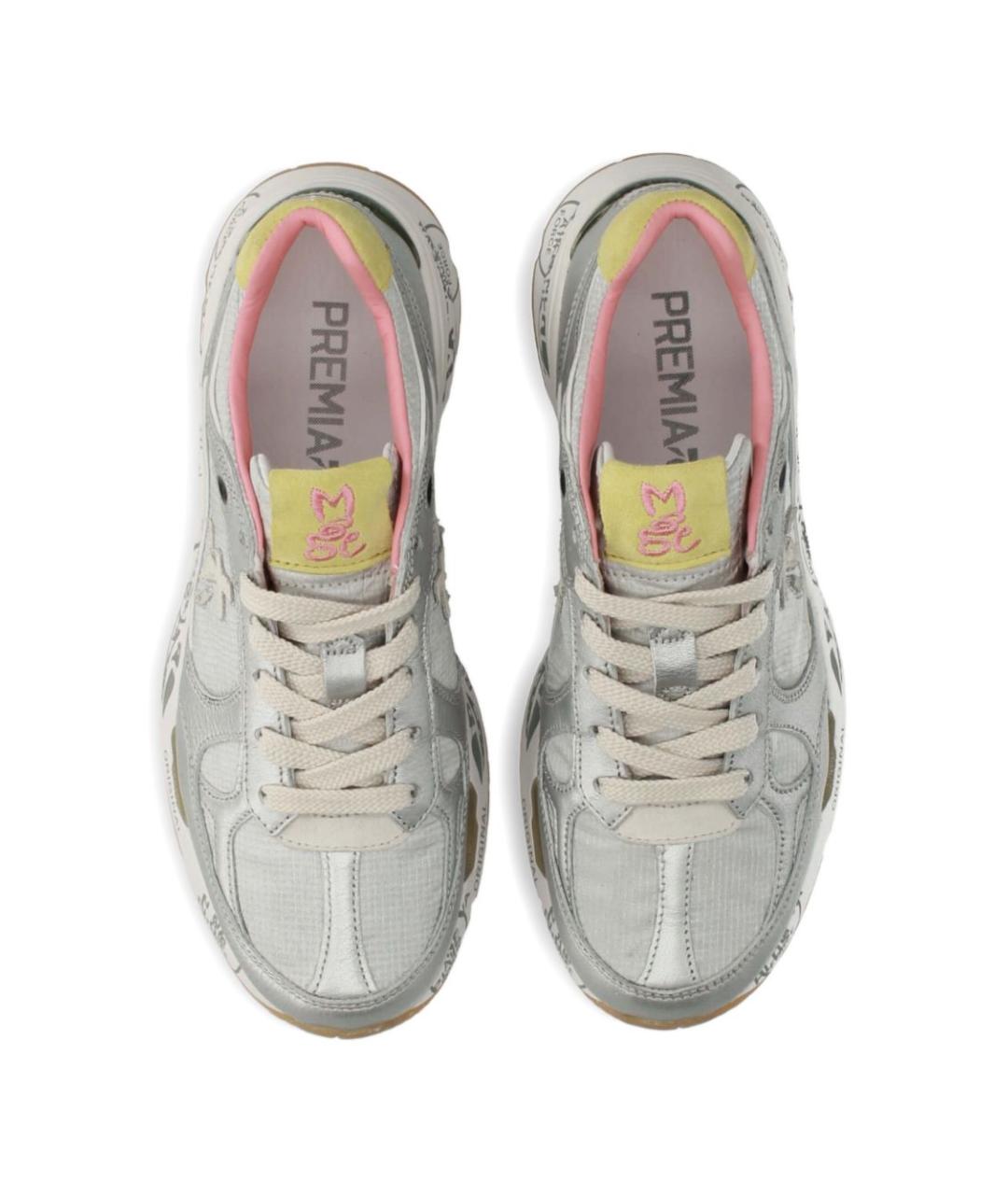 PREMIATA Бежевые замшевые кроссовки, фото 4