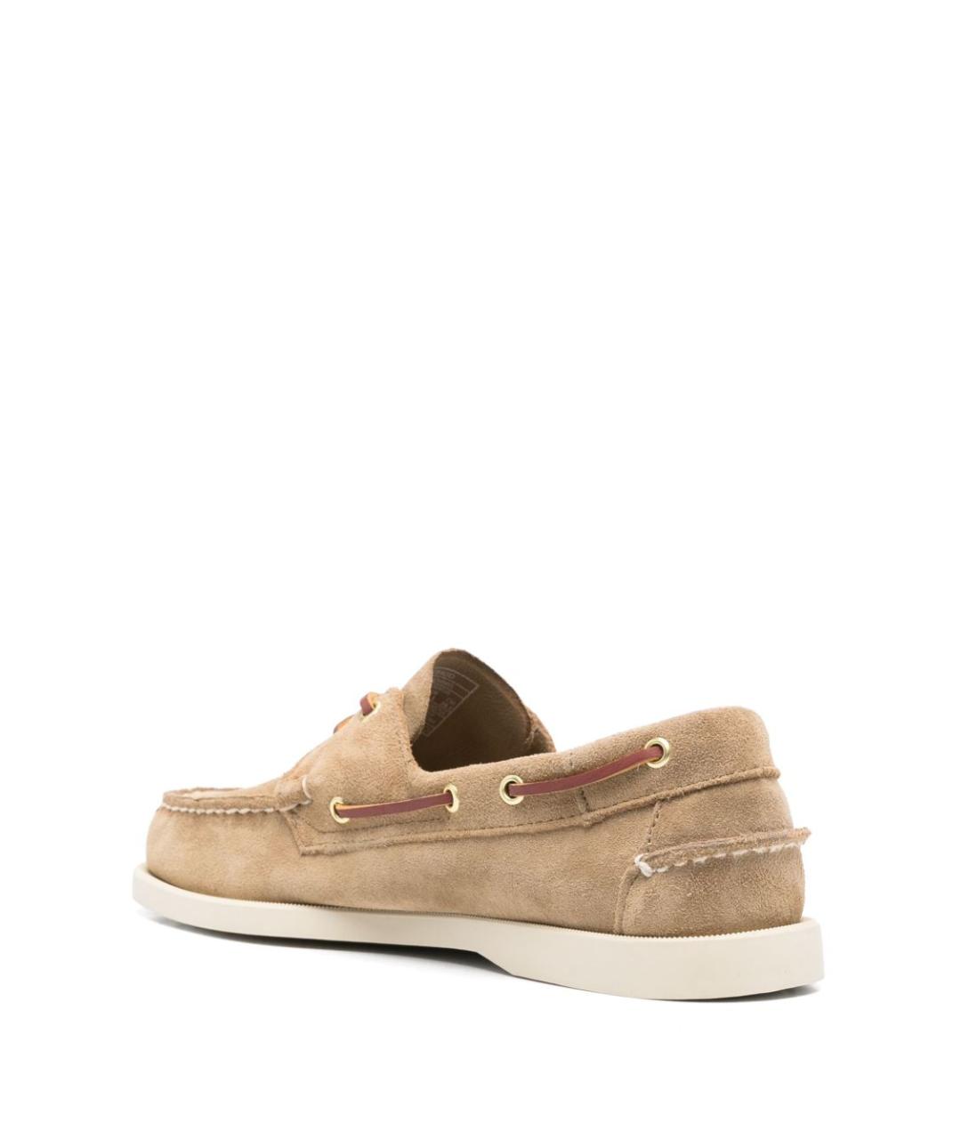 SEBAGO Бежевые замшевые лоферы, фото 3
