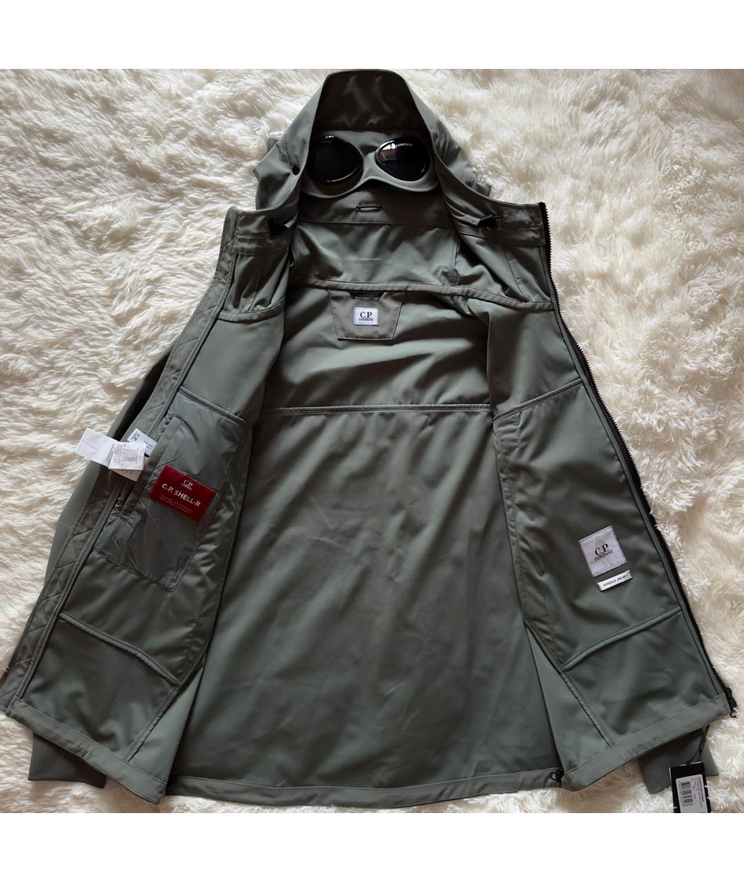 CP COMPANY Зеленая полиэстеровая куртка, фото 2