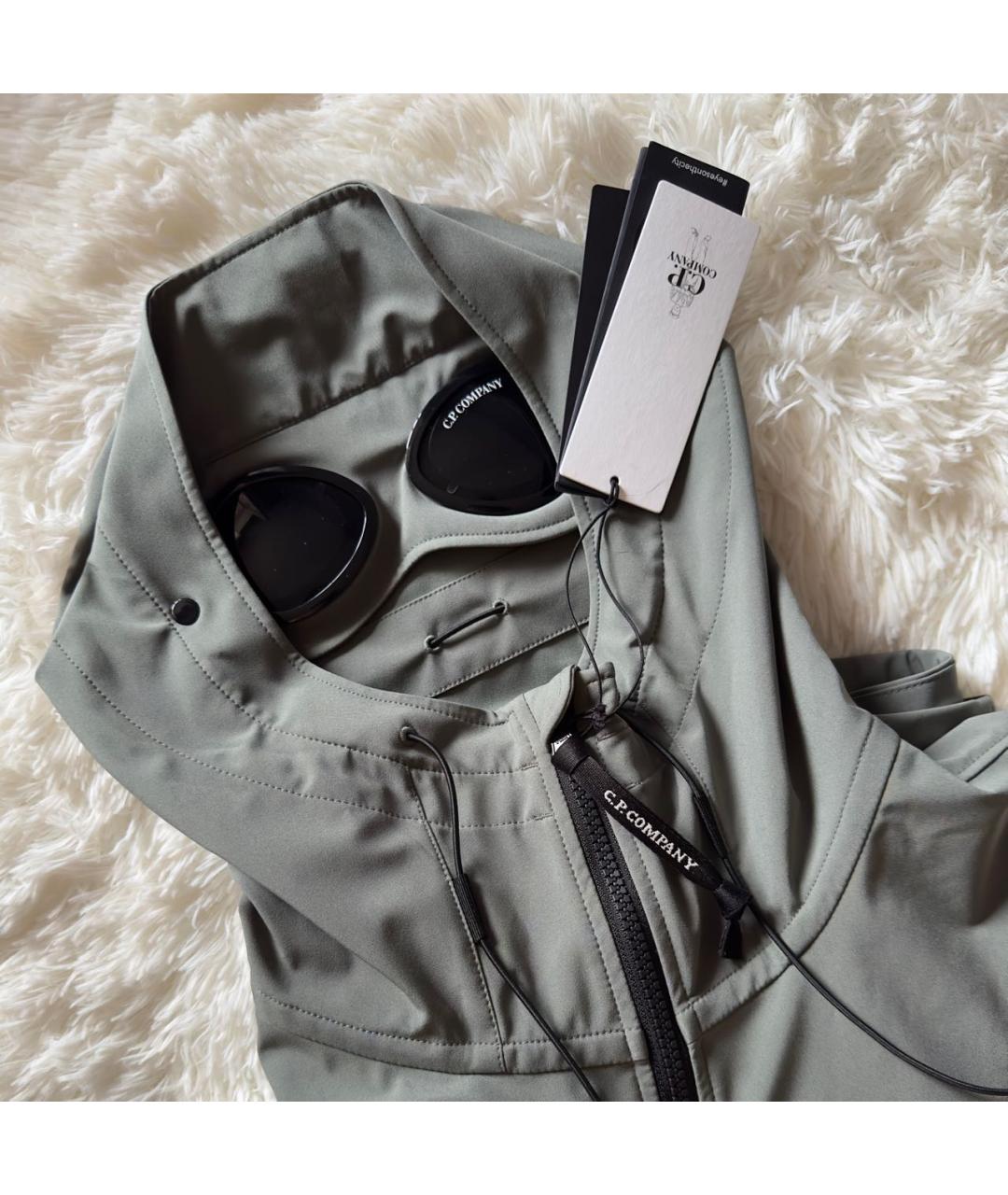 CP COMPANY Зеленая полиэстеровая куртка, фото 3