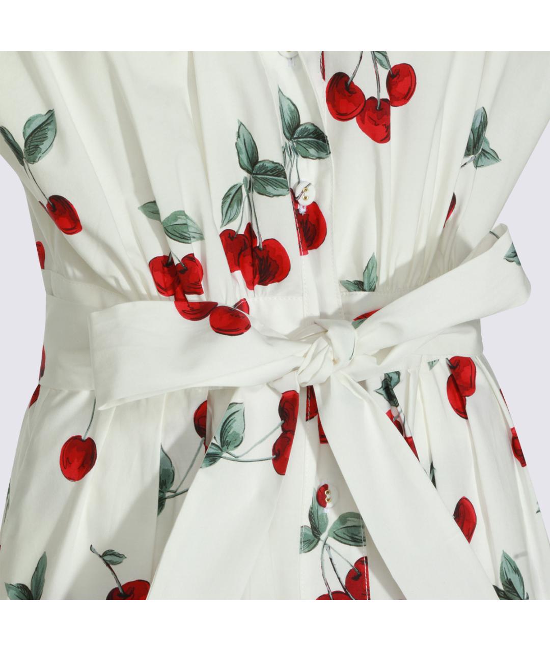 TWIN-SET Мульти хлопковое повседневное платье, фото 3