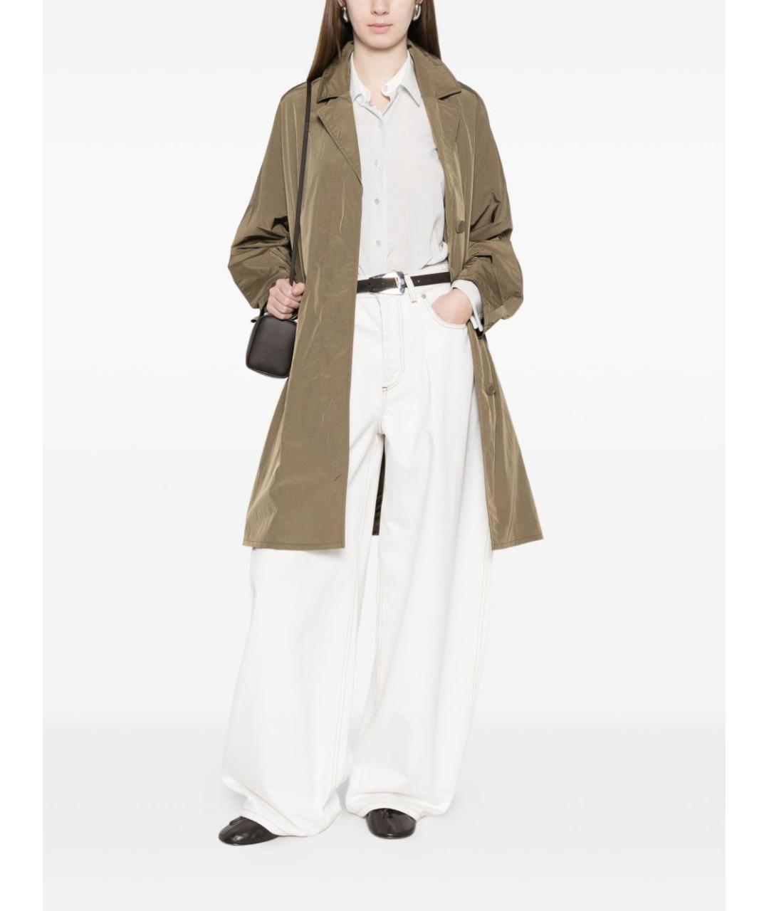 THE ROW Бежевый полиамидовый тренч/плащ, фото 4