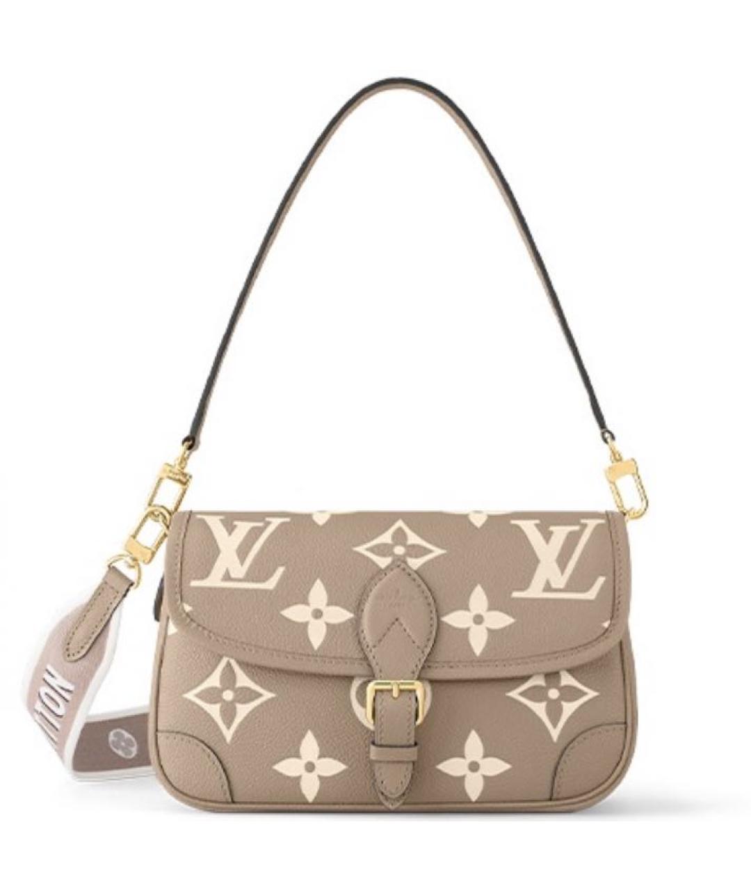 LOUIS VUITTON Бежевая сумка через плечо, фото 4