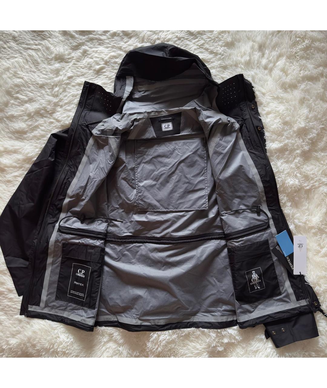 CP COMPANY Черная полиамидовая куртка, фото 2