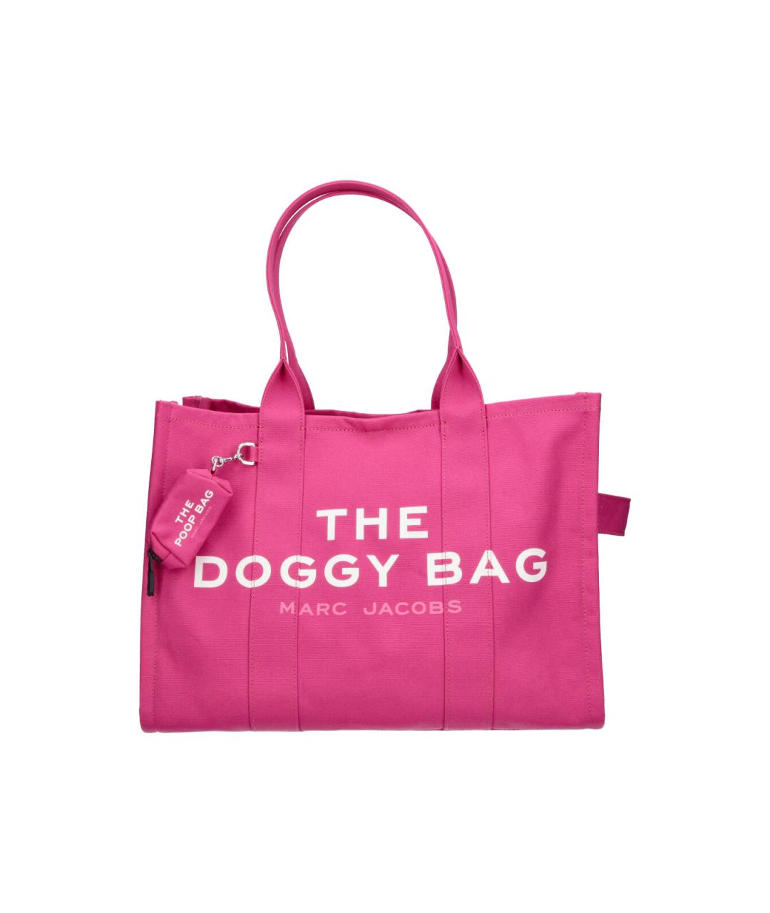 MARC JACOBS Розовая хлопковая сумка тоут, фото 1