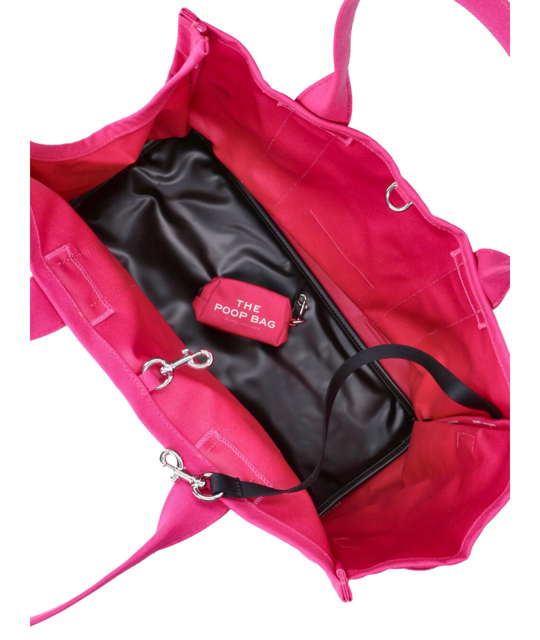 MARC JACOBS Розовая хлопковая сумка тоут, фото 2