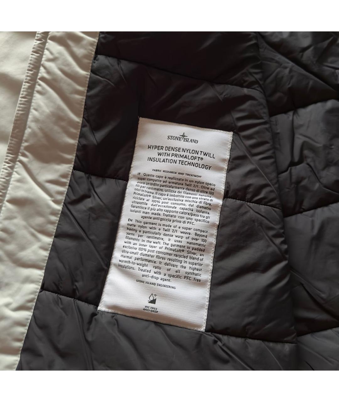 STONE ISLAND Голубая полиэстеровая куртка, фото 4