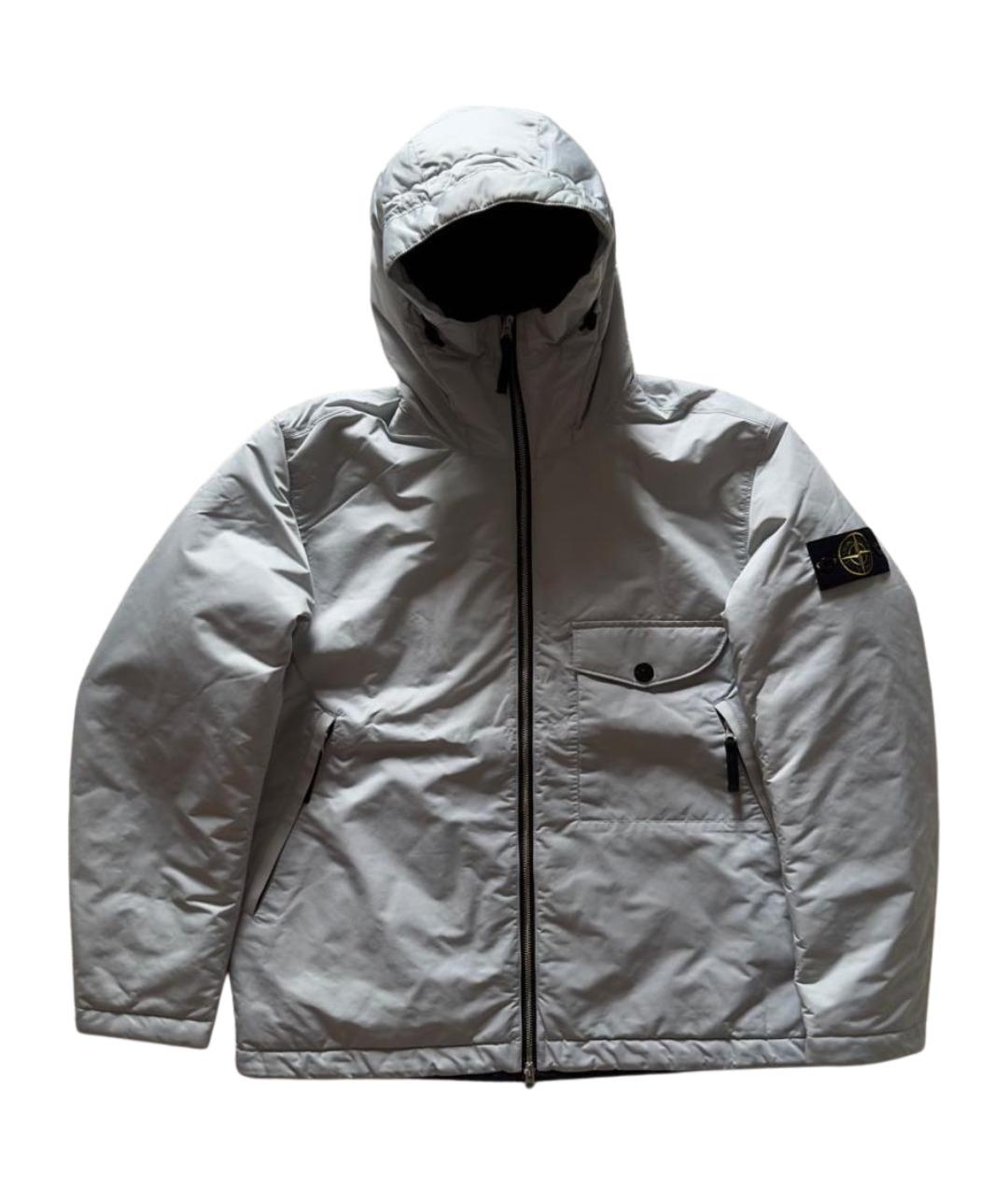 STONE ISLAND Голубая полиэстеровая куртка, фото 1