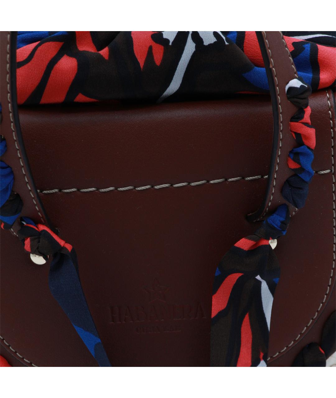 CUBA LAB Коричневая пелетеная сумка тоут, фото 4