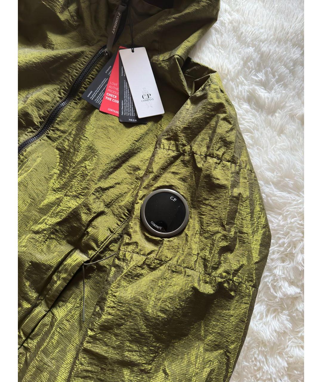 CP COMPANY Горчичная полиамидовая куртка, фото 3