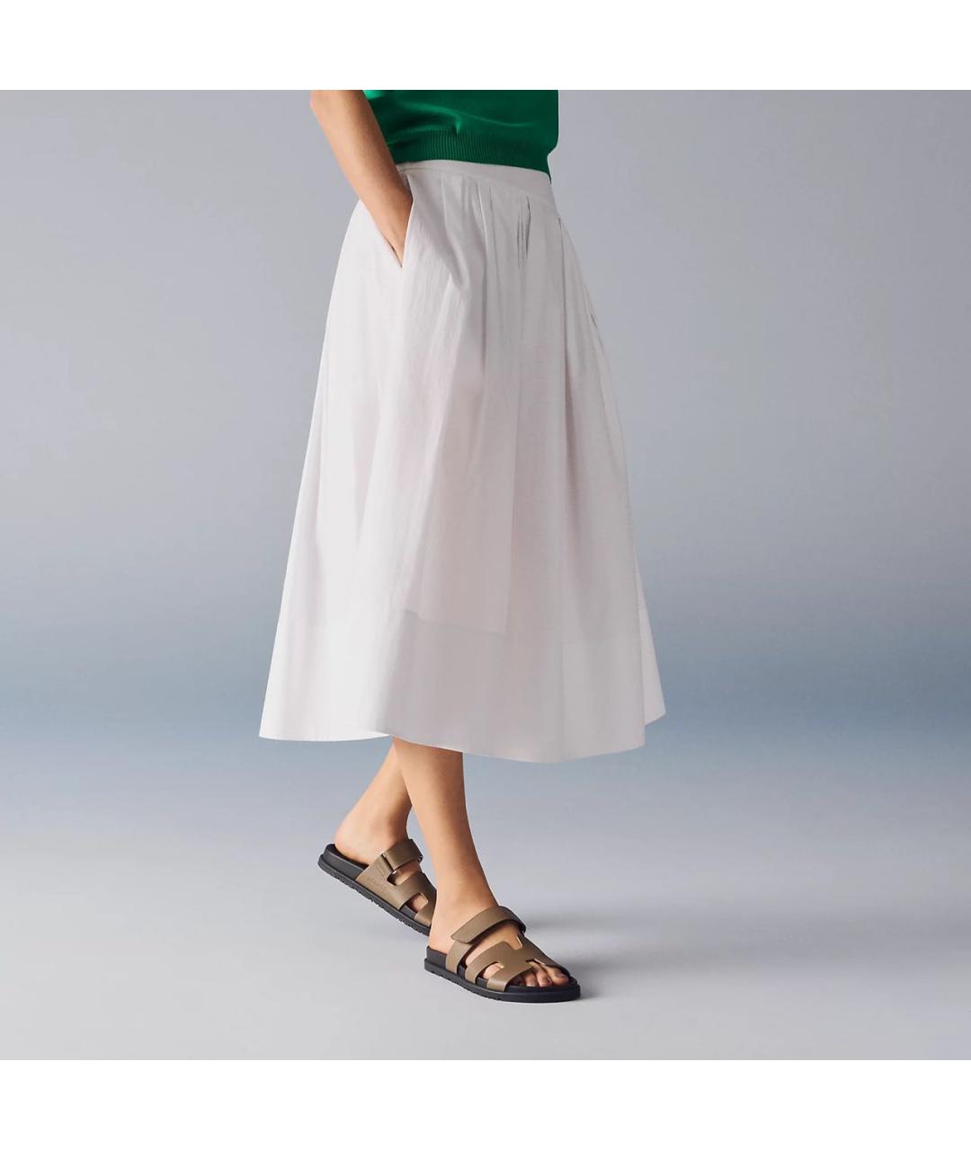 HERMES Кожаные сандалии, фото 7