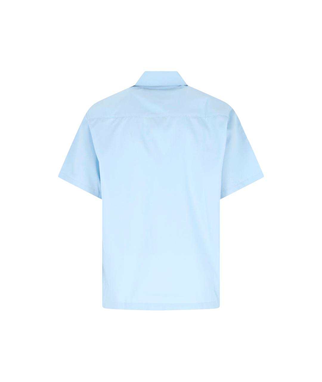 CARHARTT WIP Синяя хлопковая кэжуал рубашка, фото 2