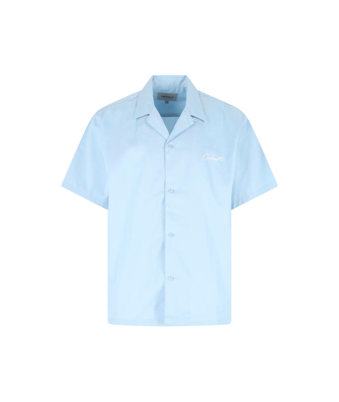 CARHARTT WIP Синяя хлопковая кэжуал рубашка, фото 1