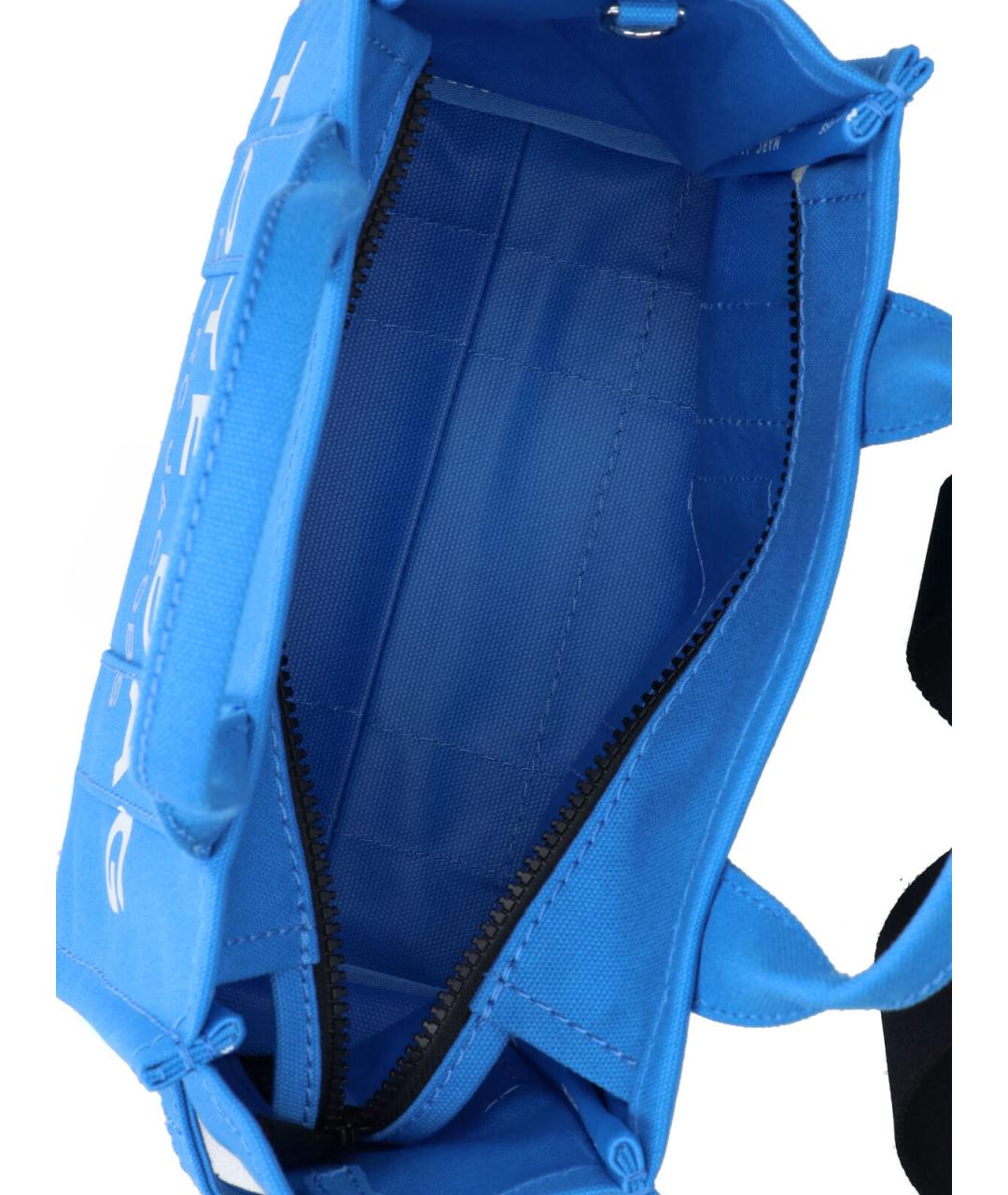 MARC JACOBS Синяя хлопковая сумка тоут, фото 4